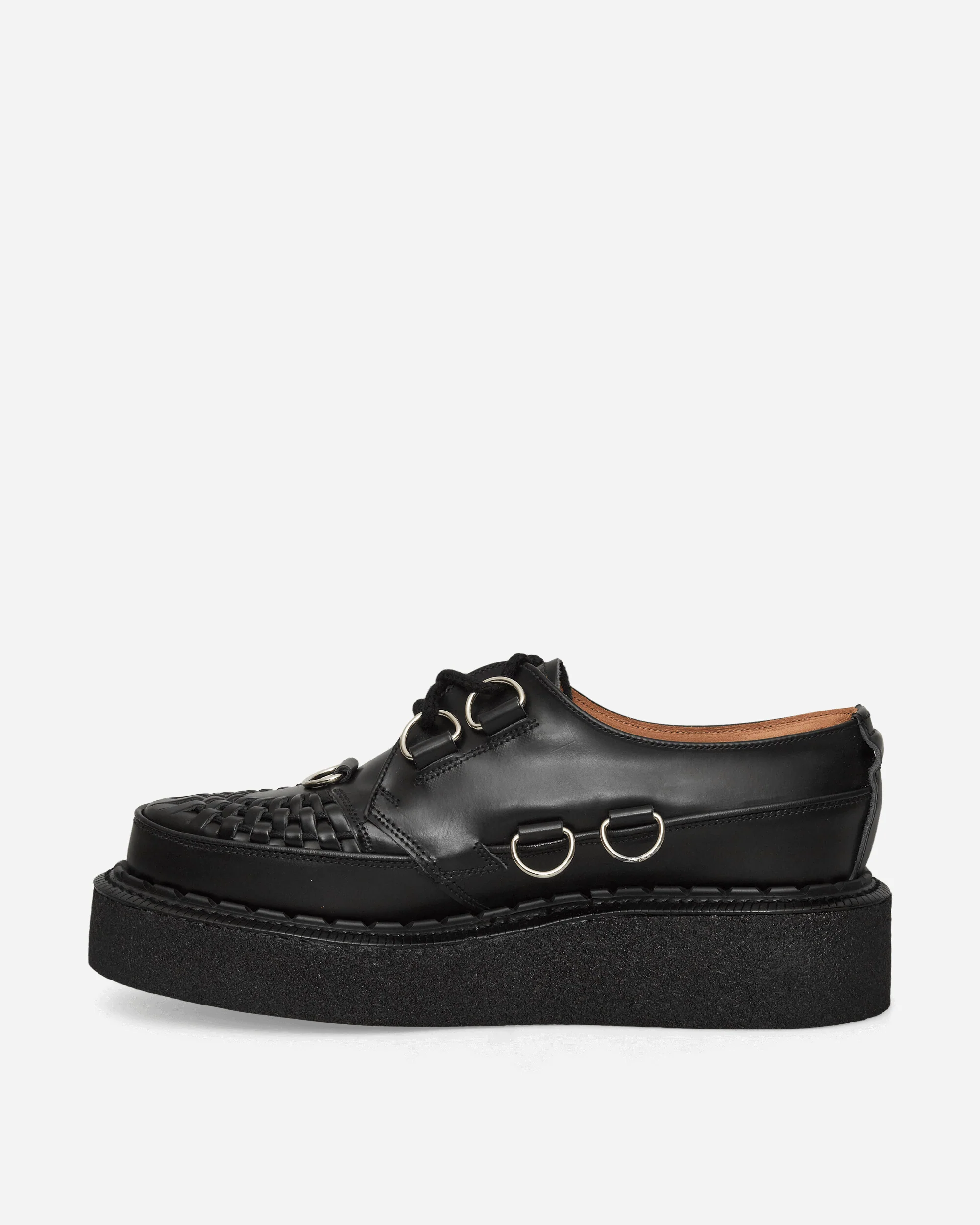 D-Ring Tie Skipton Creepers Black - Image 3