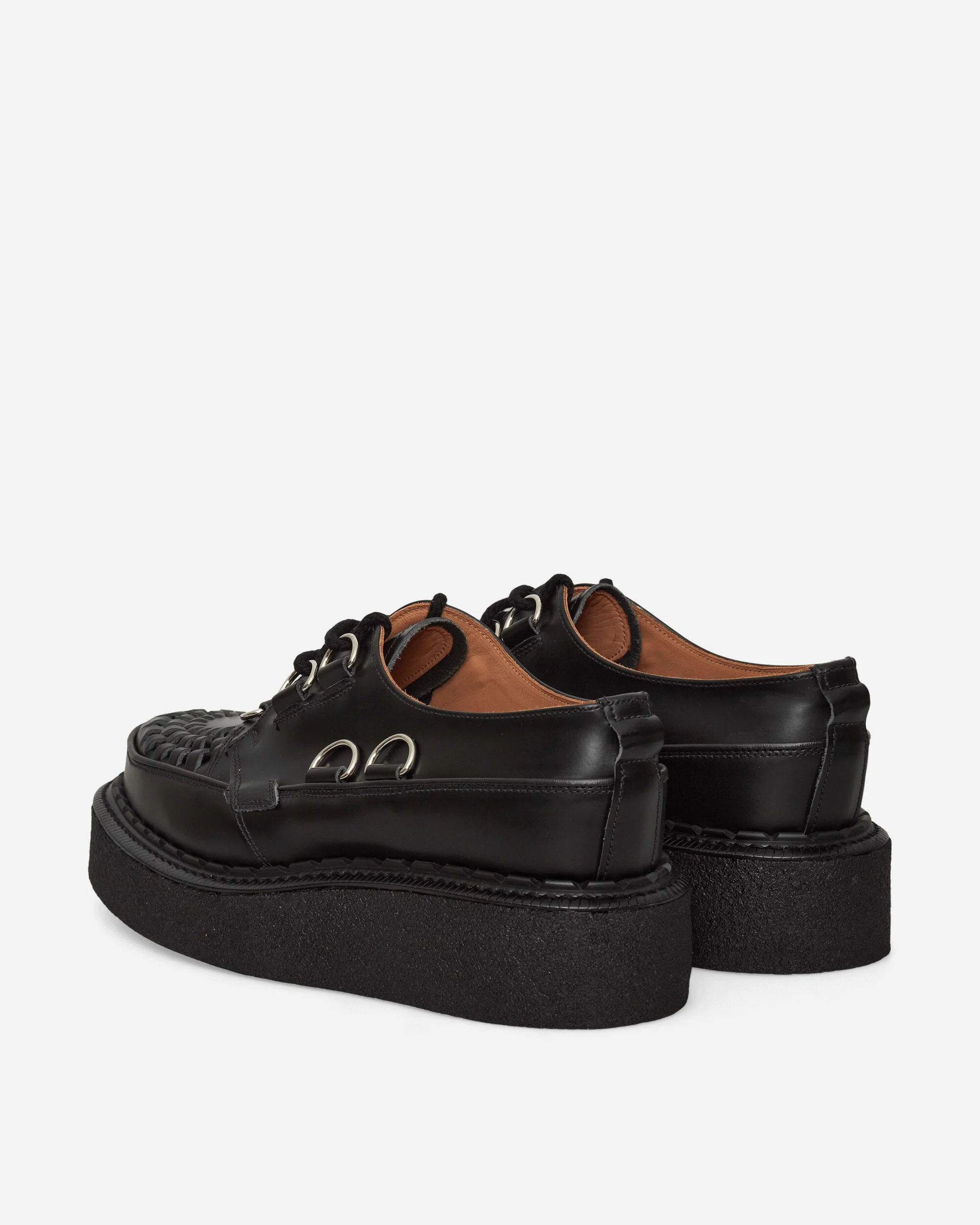 D-Ring Tie Skipton Creepers Black - Image 4