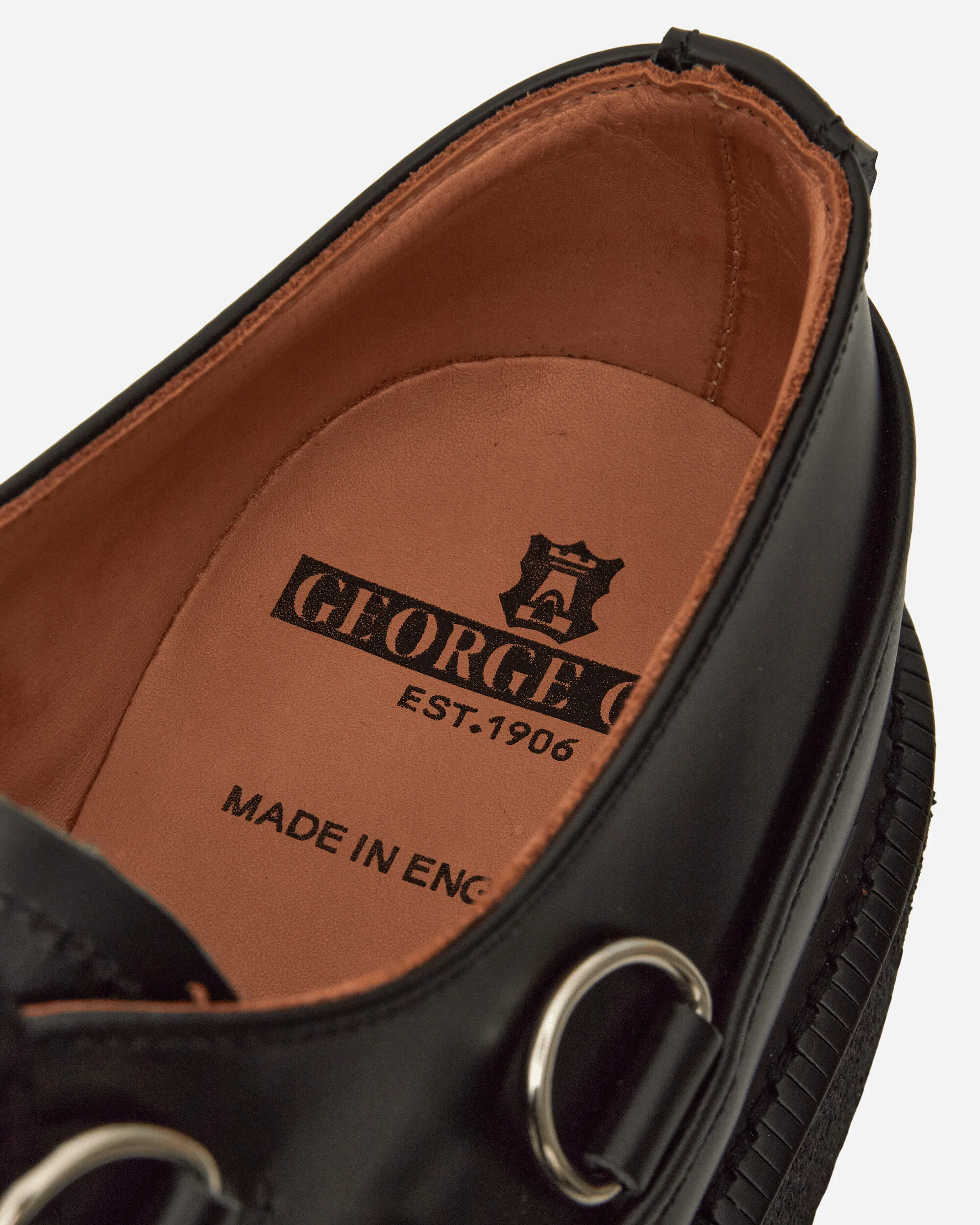 D-Ring Tie Skipton Creepers Black - Image 6