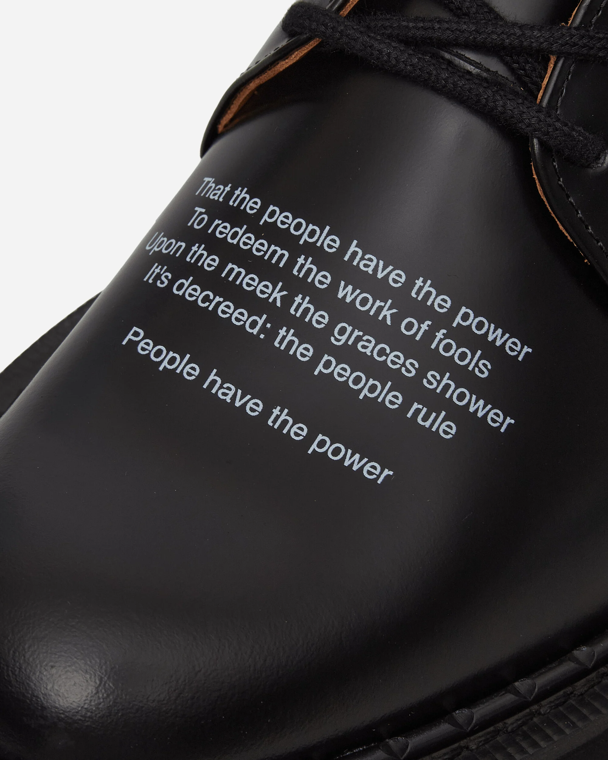 UNDERCOVER People Have the Power Derby Shoes Black - Image 6