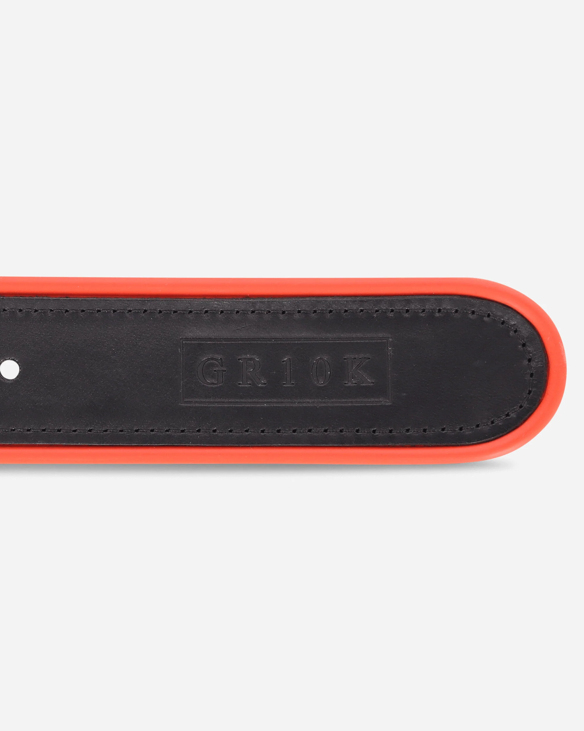 Piping Leather Belt Black - Image 6