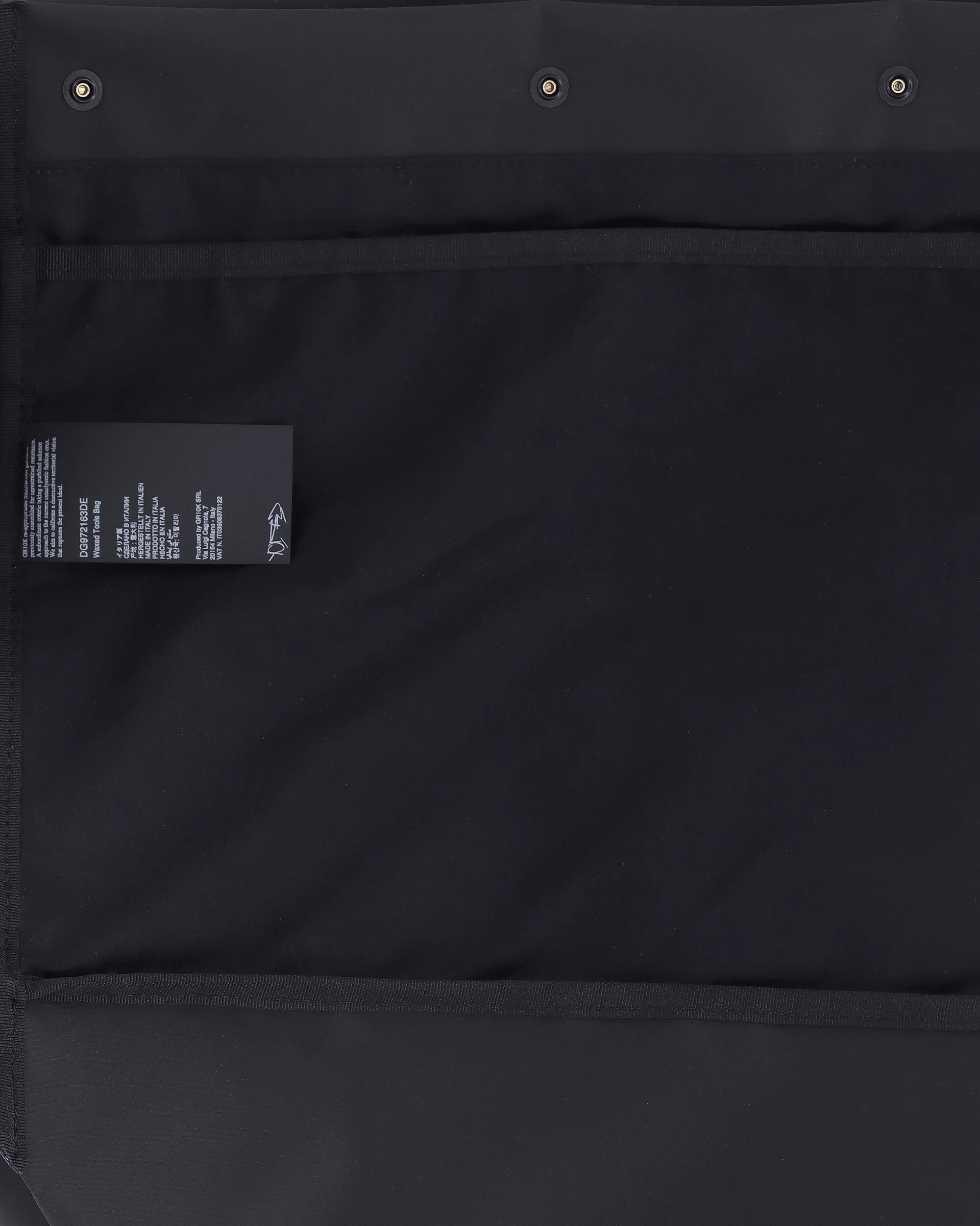 Waxed Tools Bag Black - Image 8