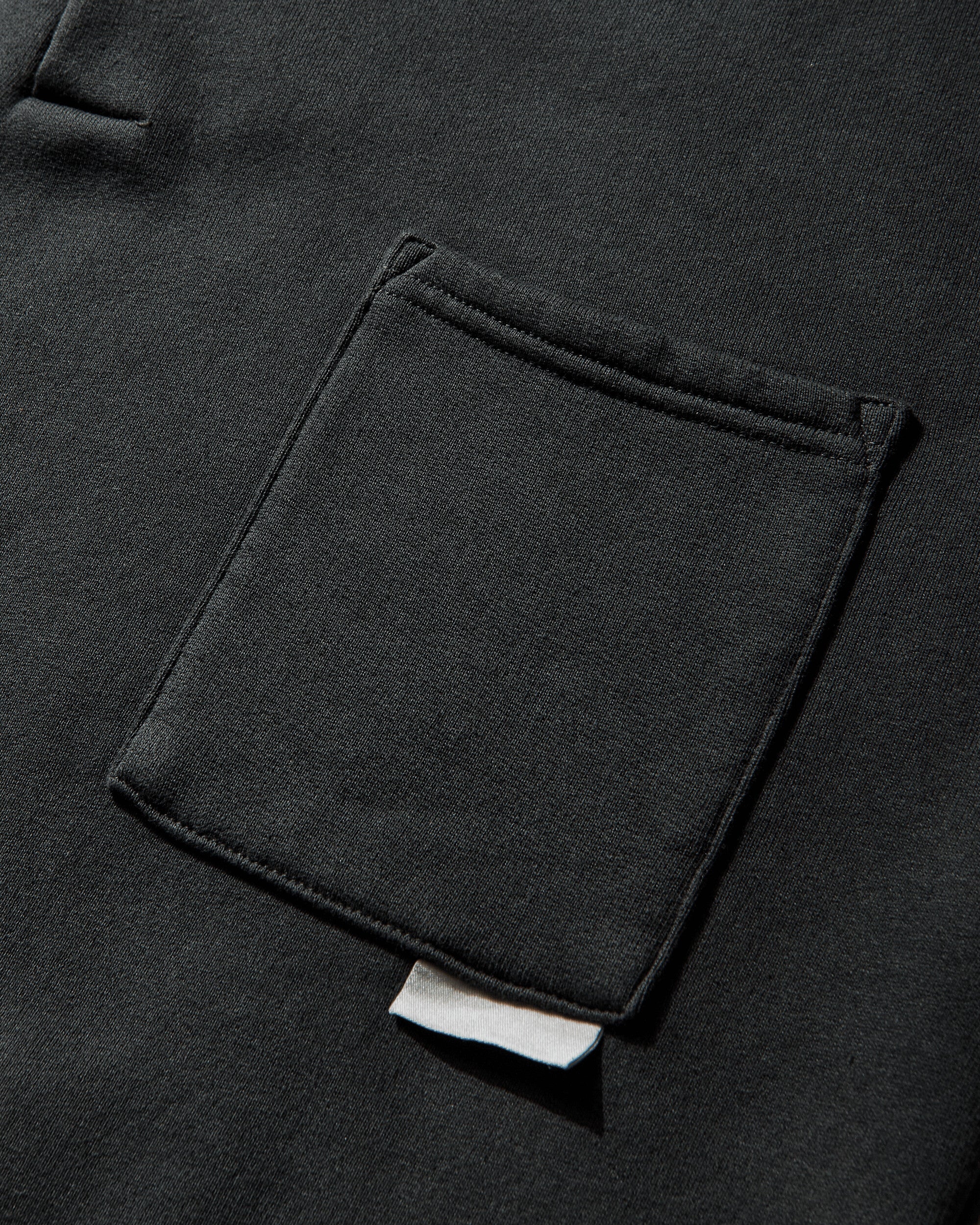 Men's 30001 Replicated Polo Sweatshirt Phantom Black - Image 3