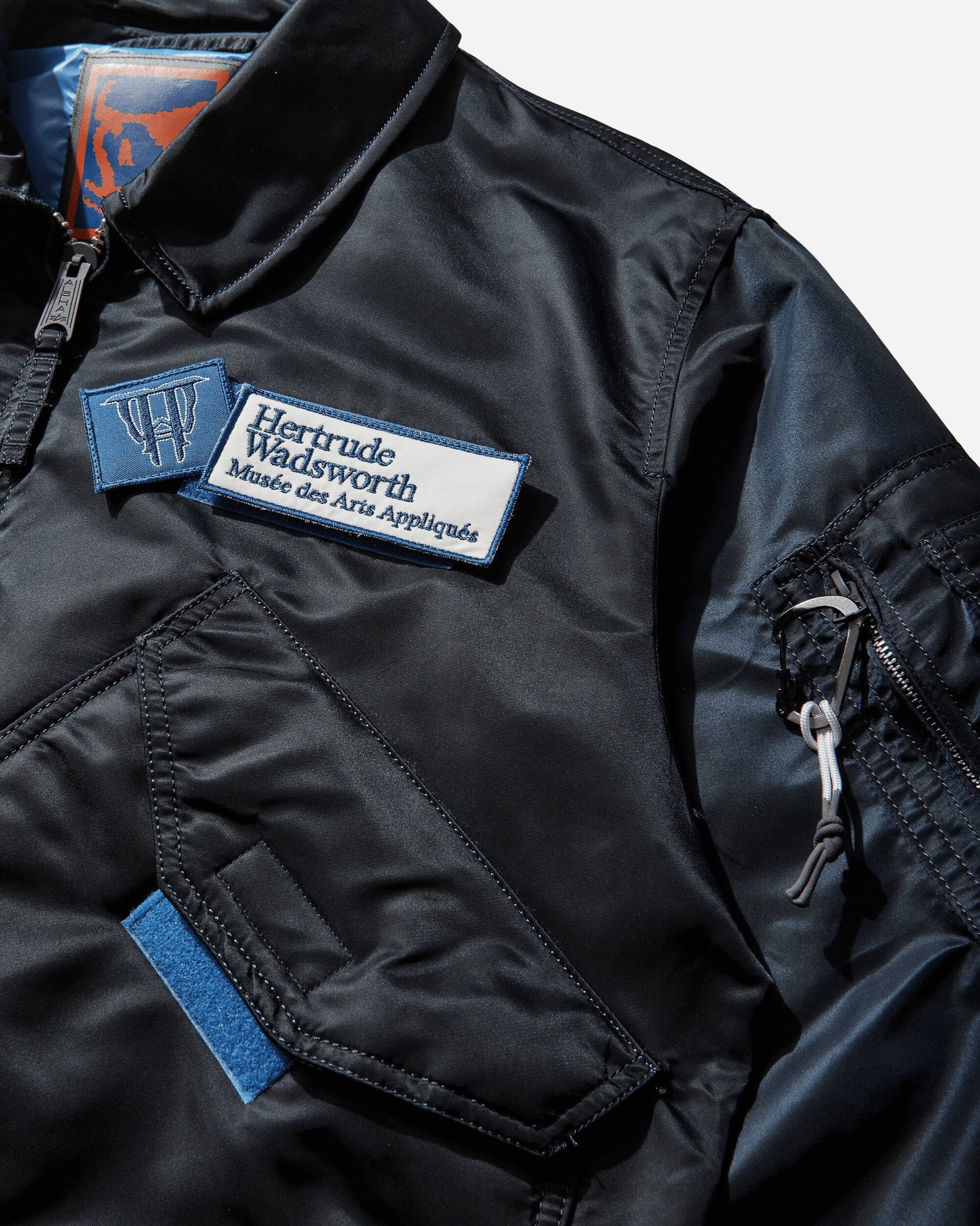 Alpha Industries CWU-45 Bomber Jacket Rep Navy - Image 3
