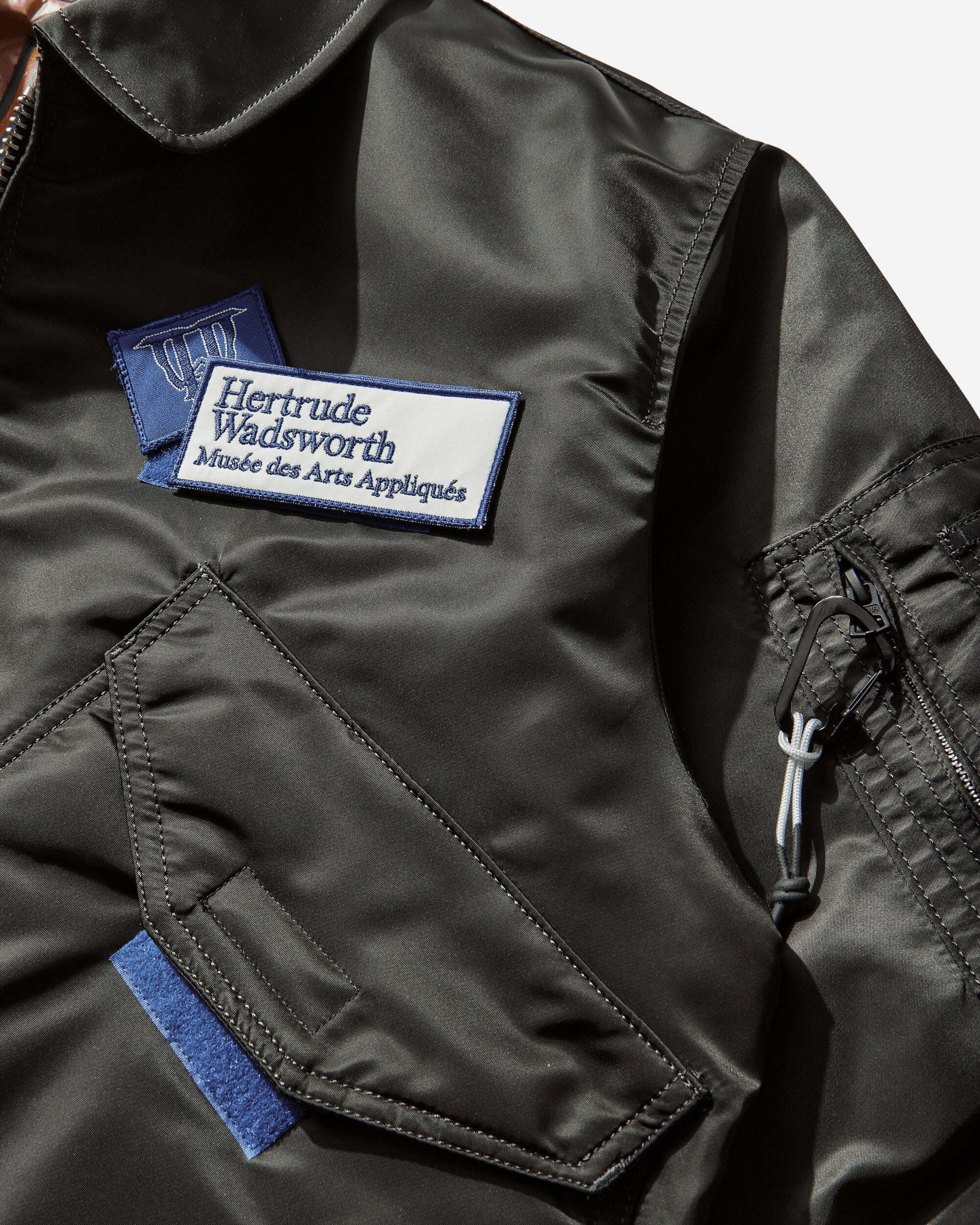 Alpha Industries CWU-45 Bomber Jacket Rep Grey - Image 4