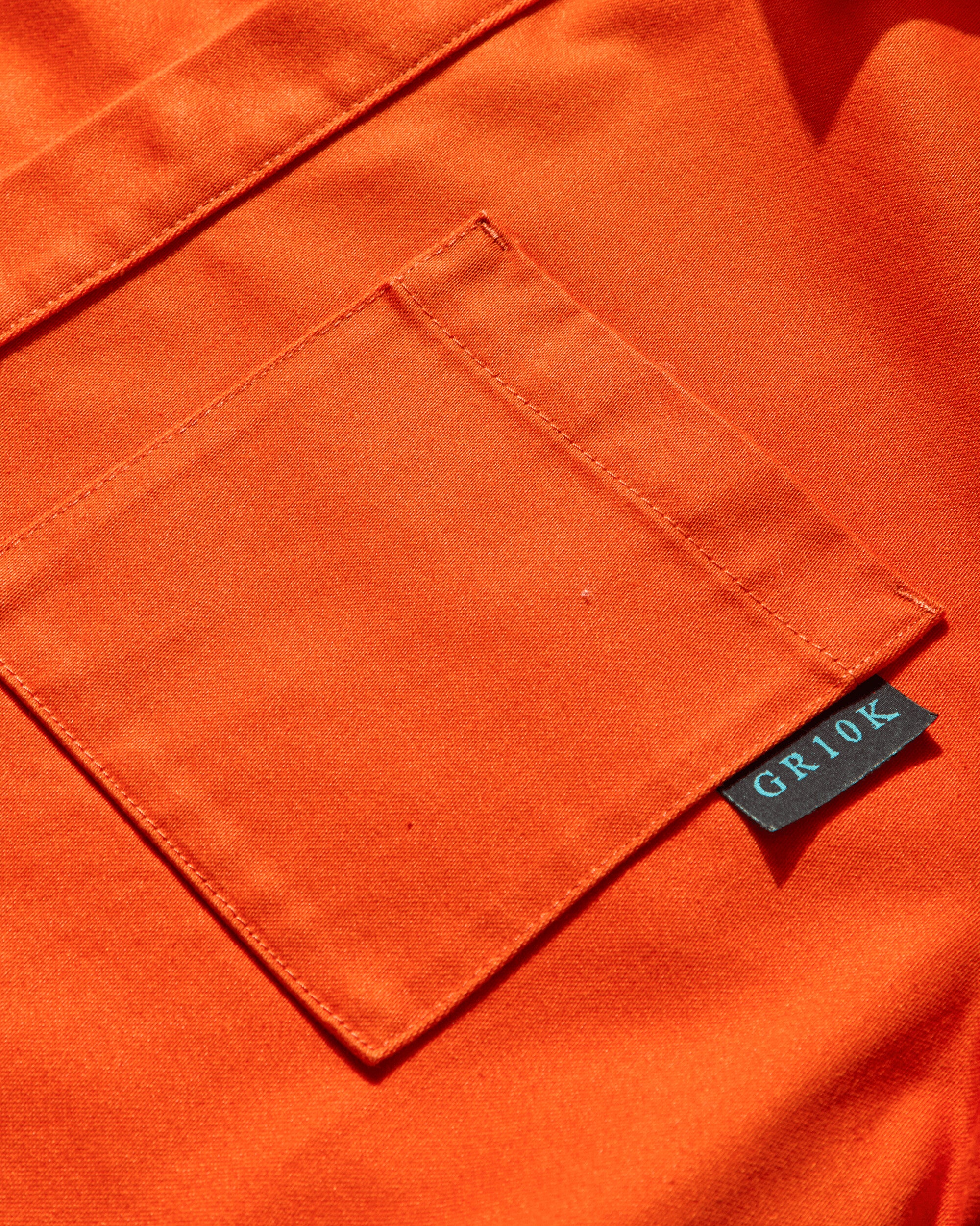 Men's FR Washed Heavy Shirt Bishop Orange - Image 3