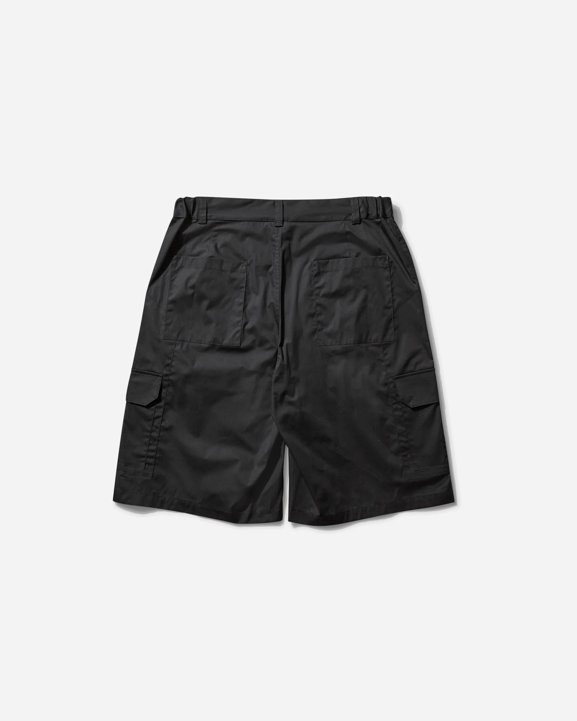 Men's Poplin Cargo Shorts Off Black - Image 2