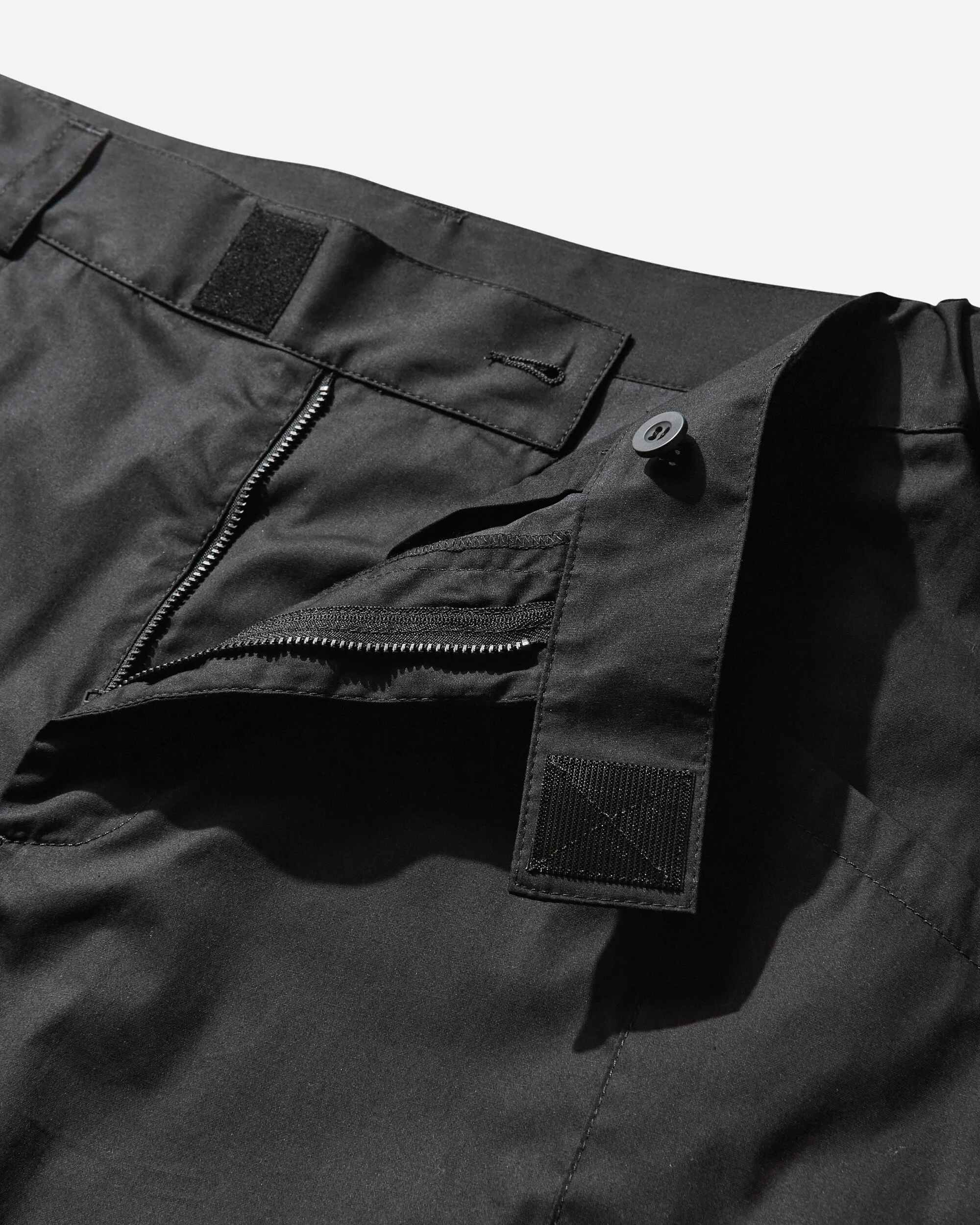 Men's Poplin Cargo Shorts Off Black - Image 3