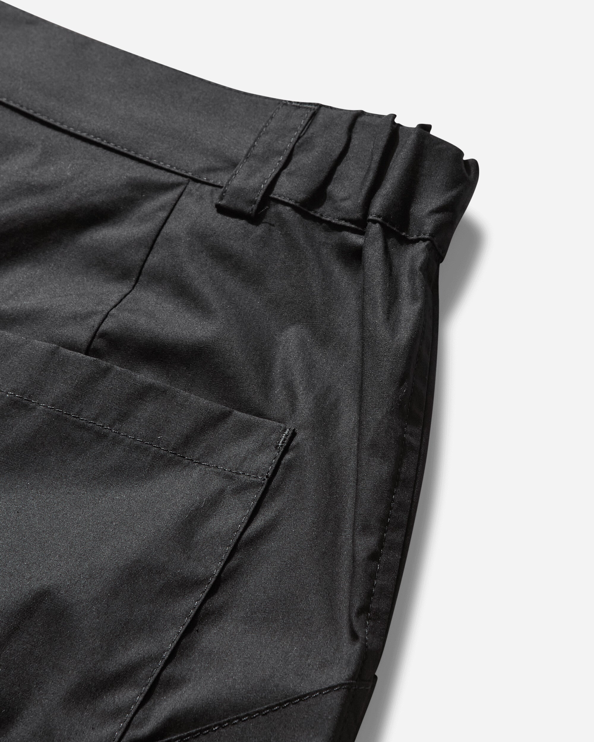 Men's Poplin Cargo Shorts Off Black - Image 4