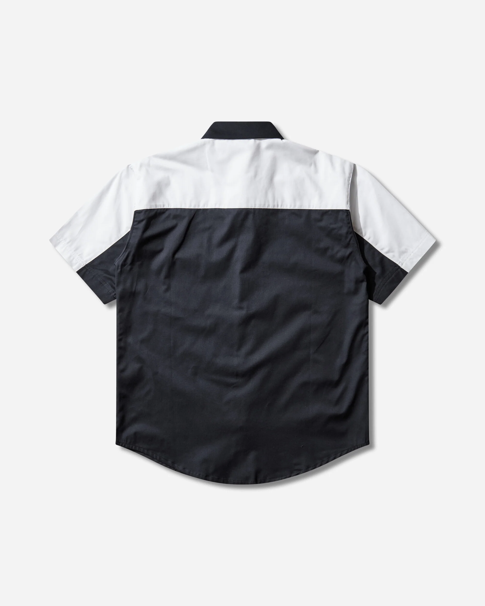 Men's Solid Shortsleeve Shirt Navy - Image 2