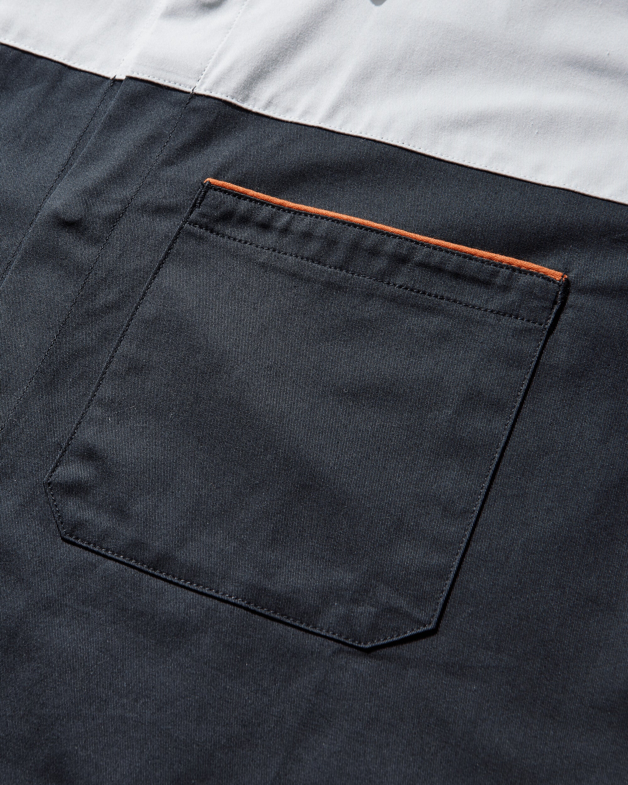 Men's Solid Shortsleeve Shirt Navy - Image 3