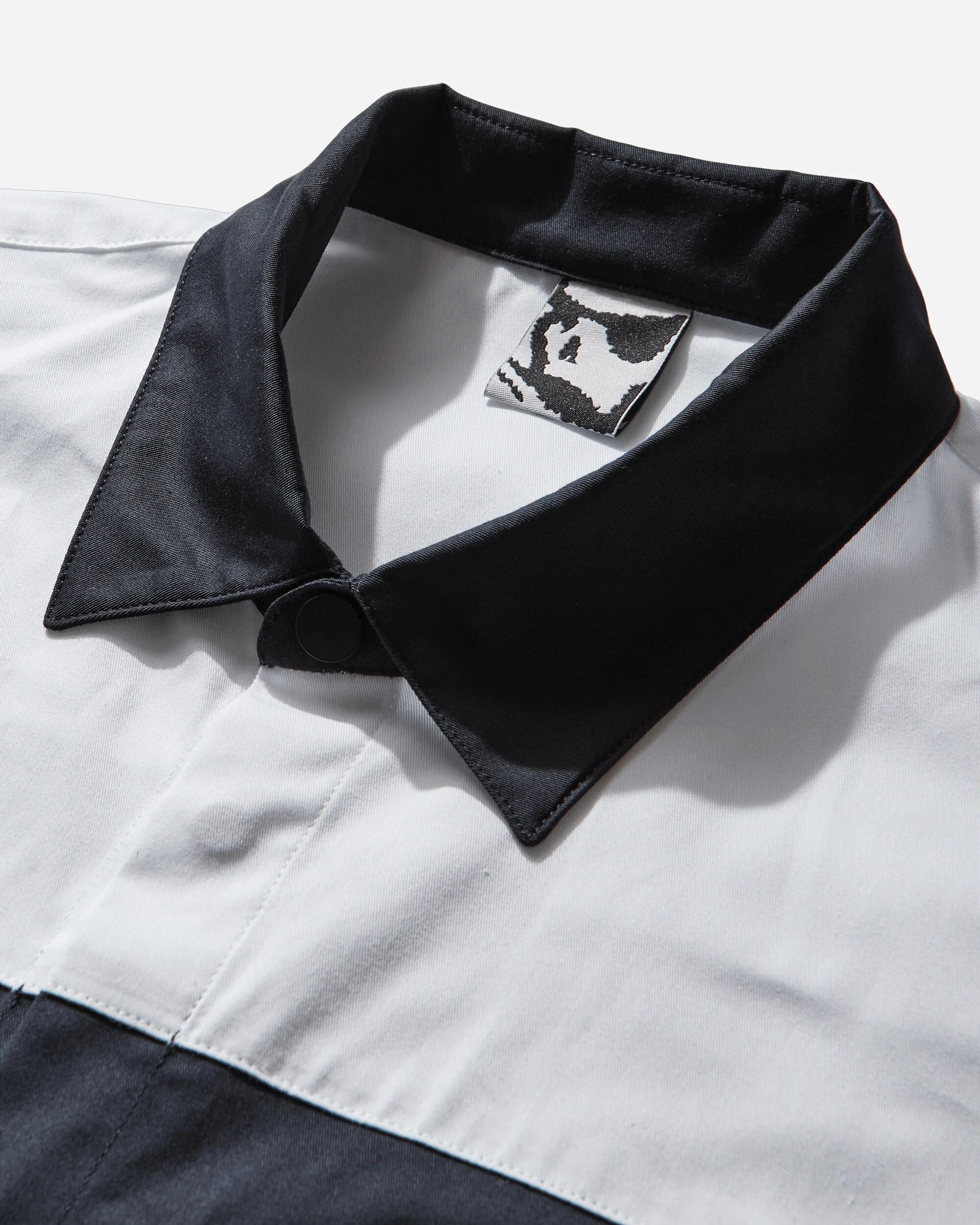 Men's Solid Shortsleeve Shirt Navy - Image 4