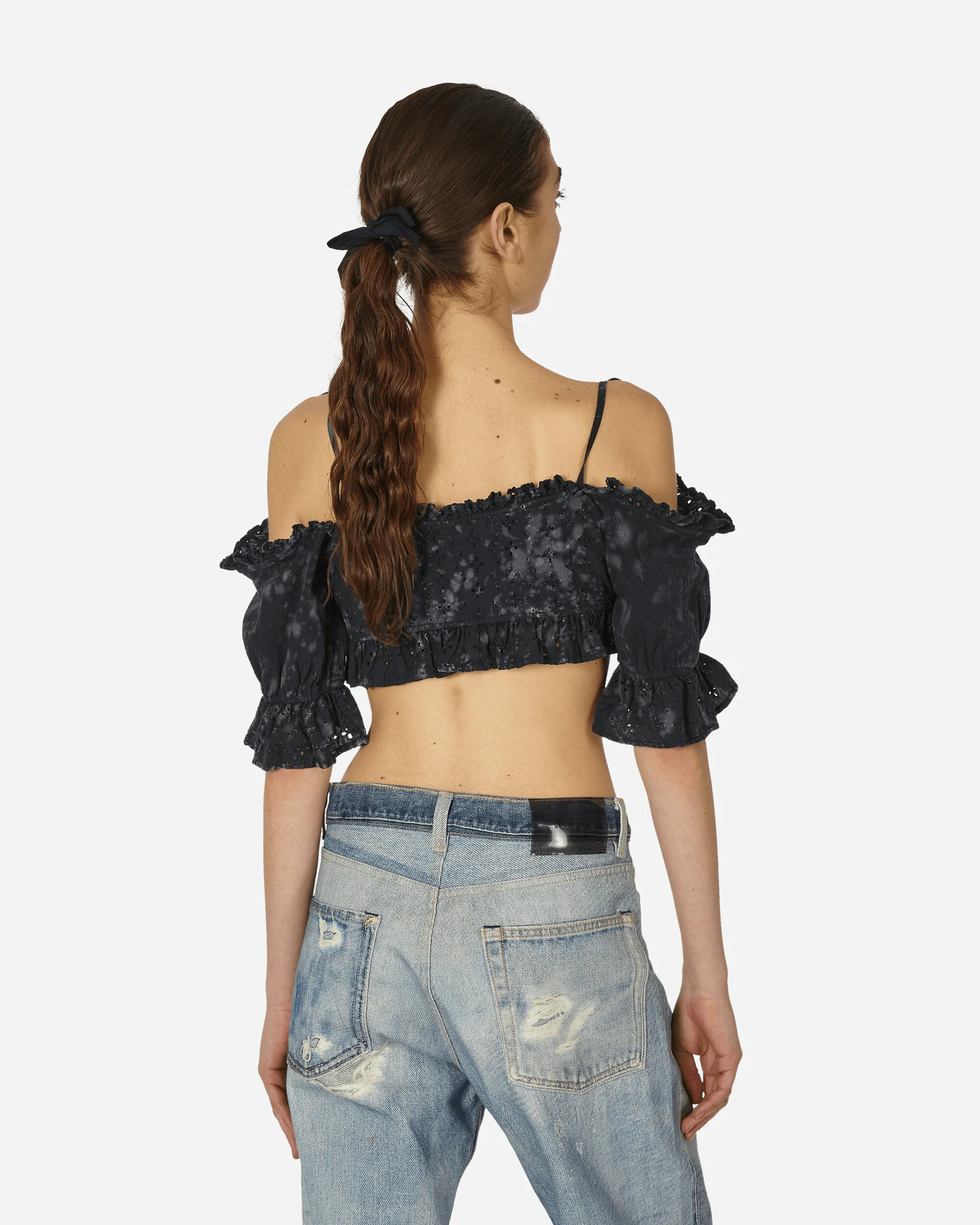 Dyed Sangallo Top Washed Out Black - Image 3