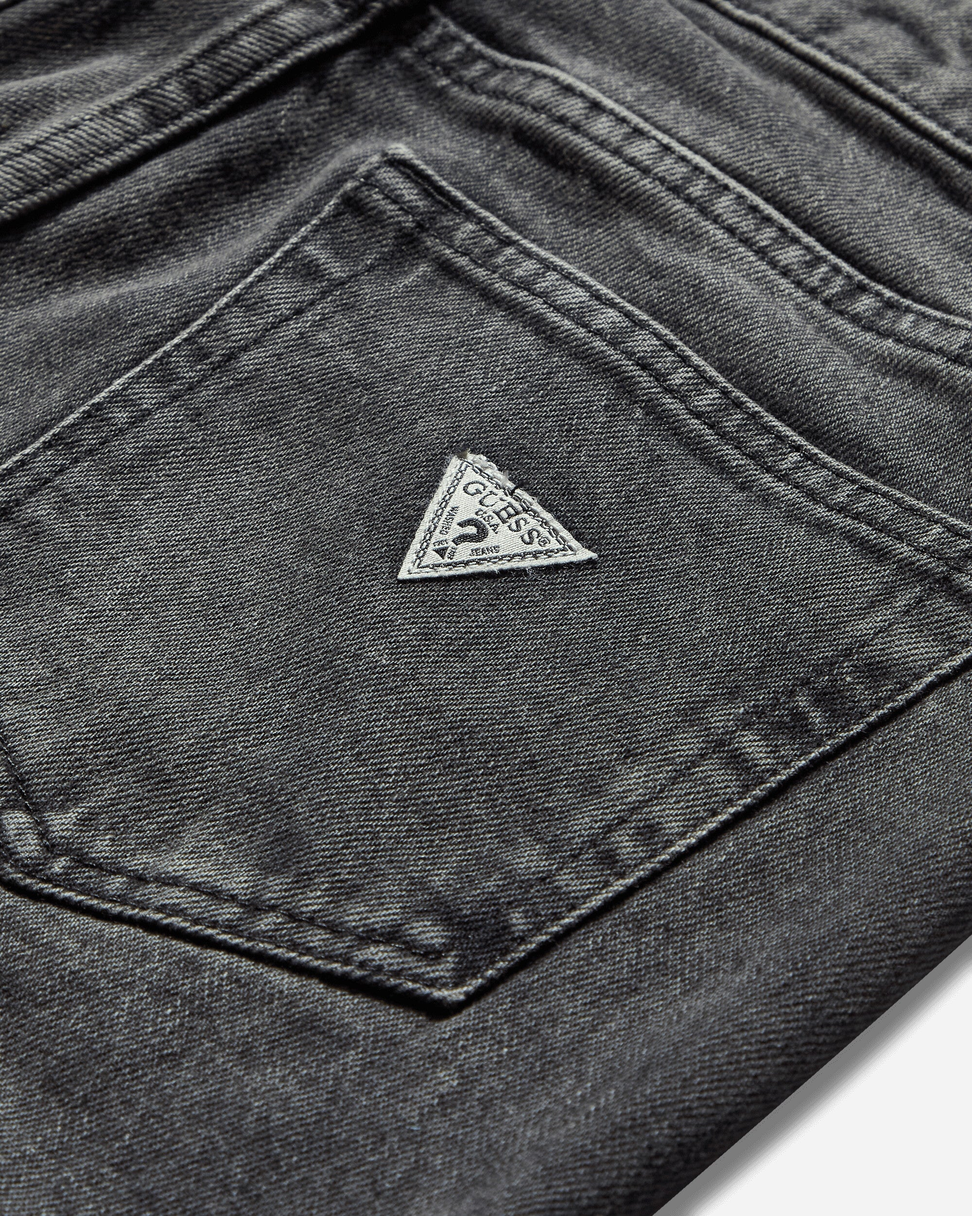 Women's Flare Denim Pants Used Sanded Black Wash - Image 3