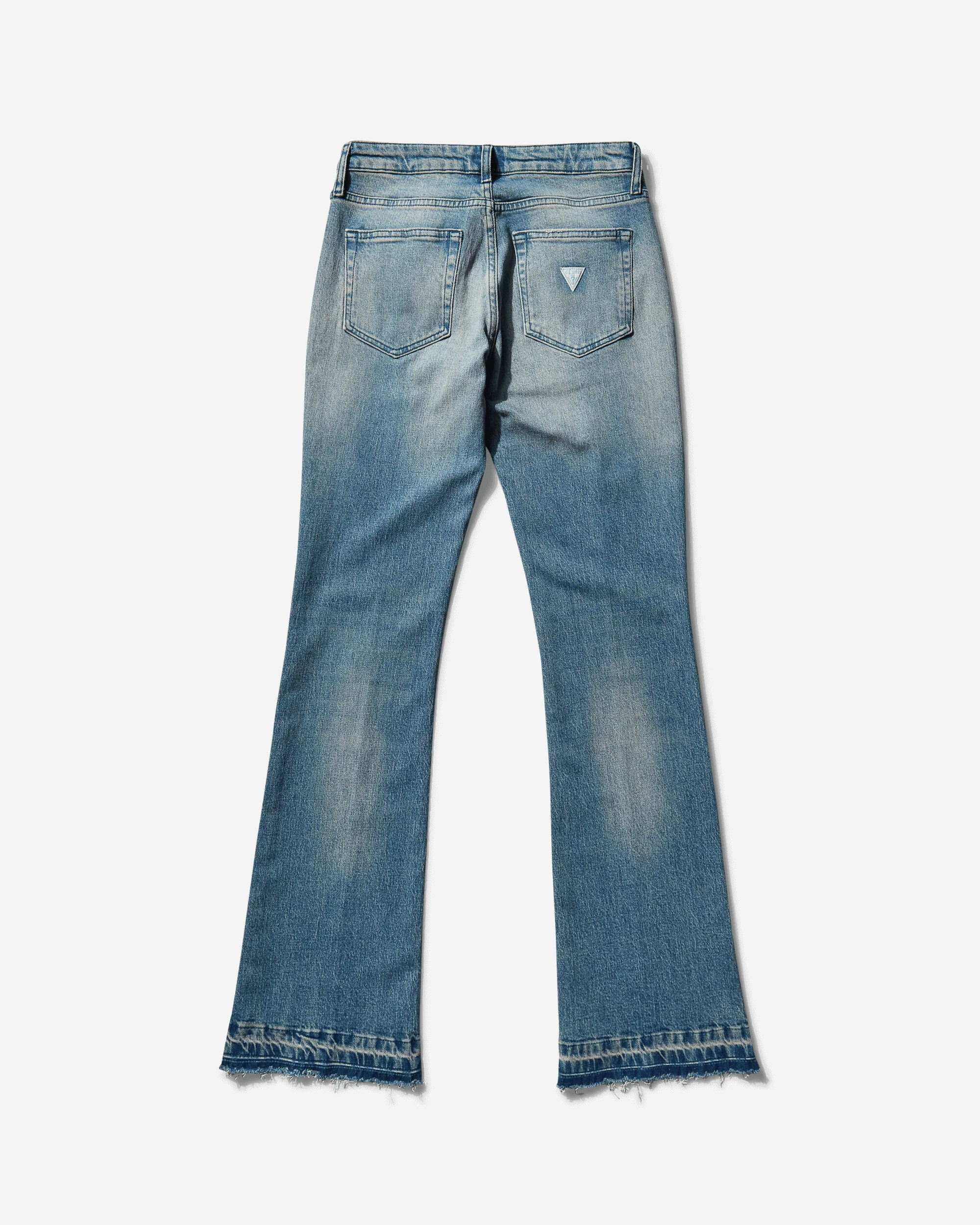 Women's Flare Denim Pants Used Indigo Wash - Image 2
