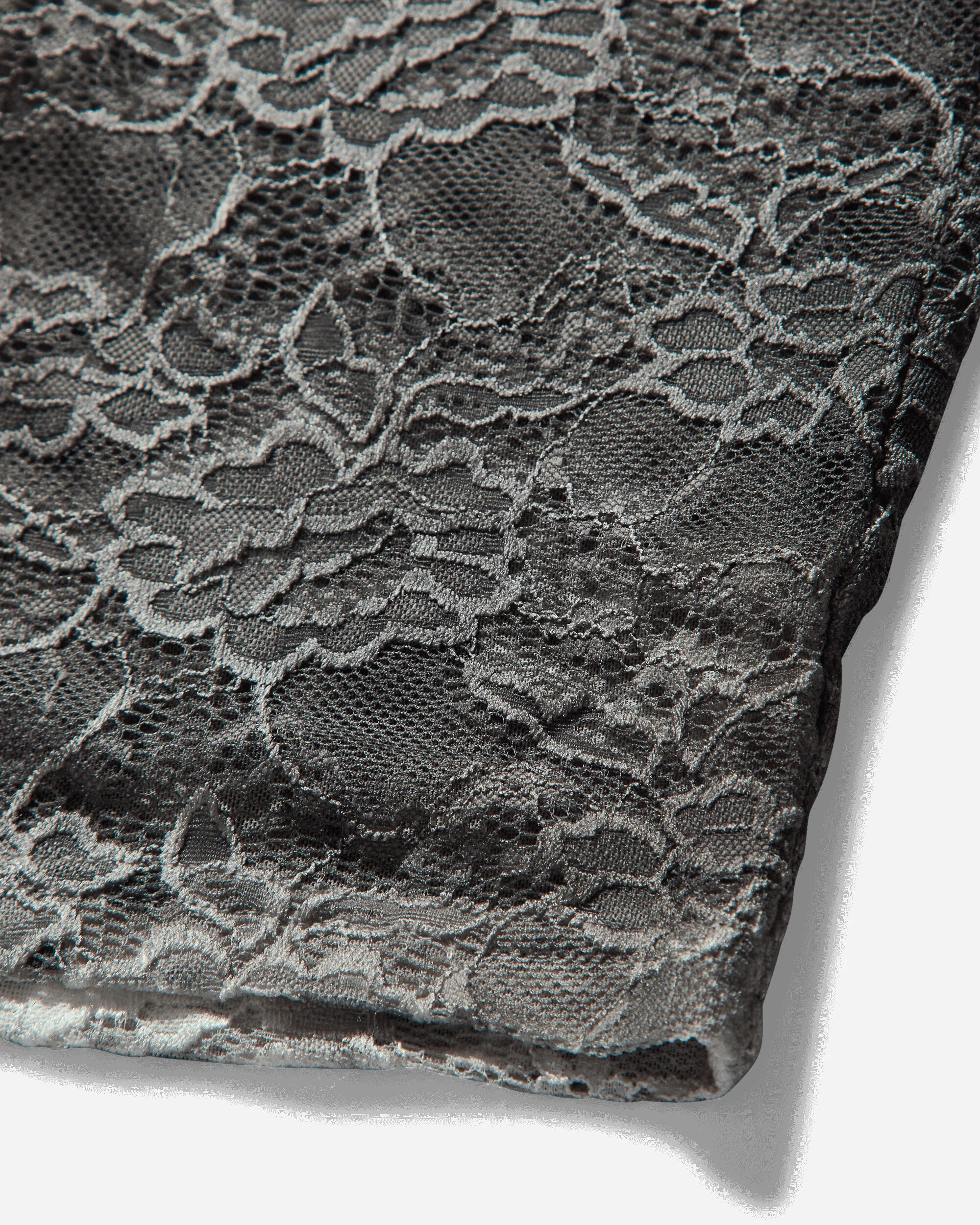 Women's Lace Biker Shorts Washed Out Black - Image 4