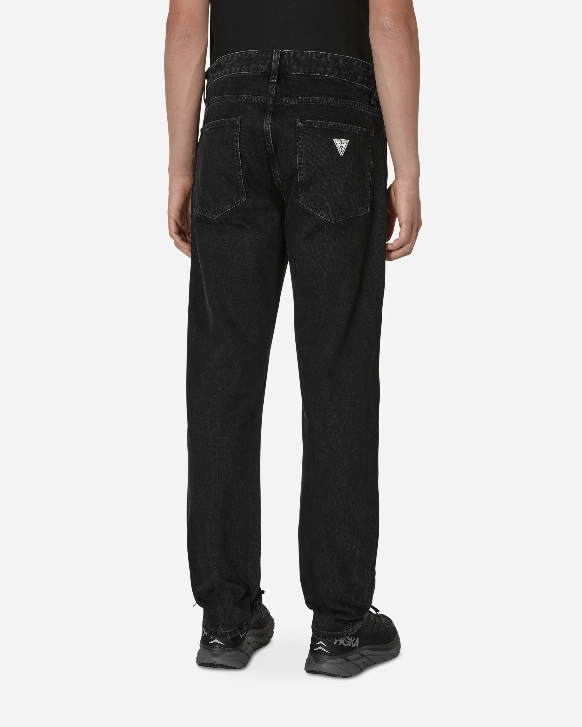 Straight Denim Pants Black - Image 3