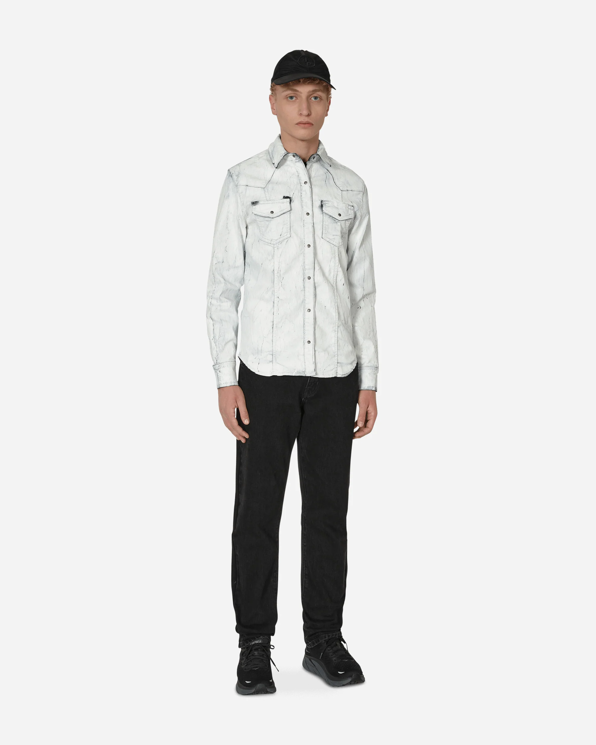 Straight Denim Pants Black - Image 4