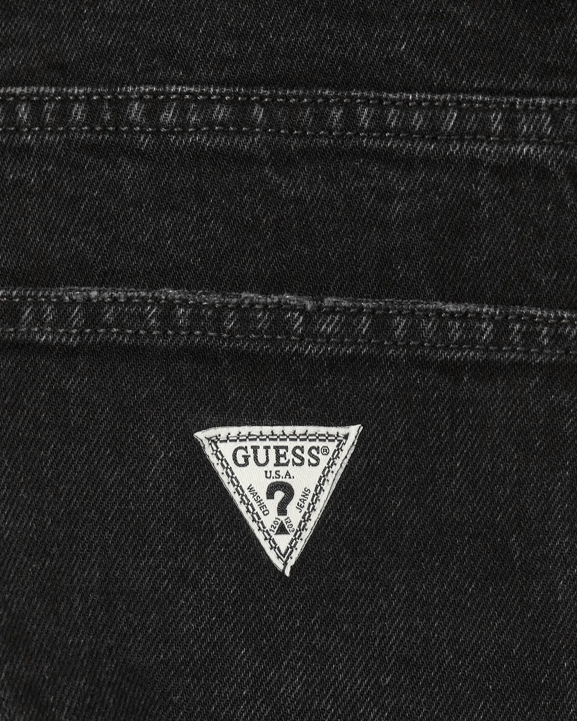 Straight Denim Pants Black - Image 5