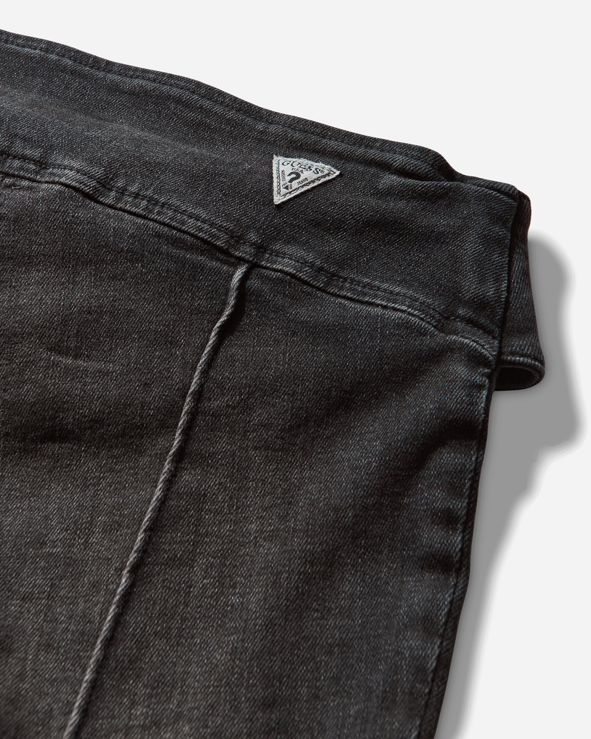 Women's Belted Bootcut Pants Black Sanded Wash - Image 3