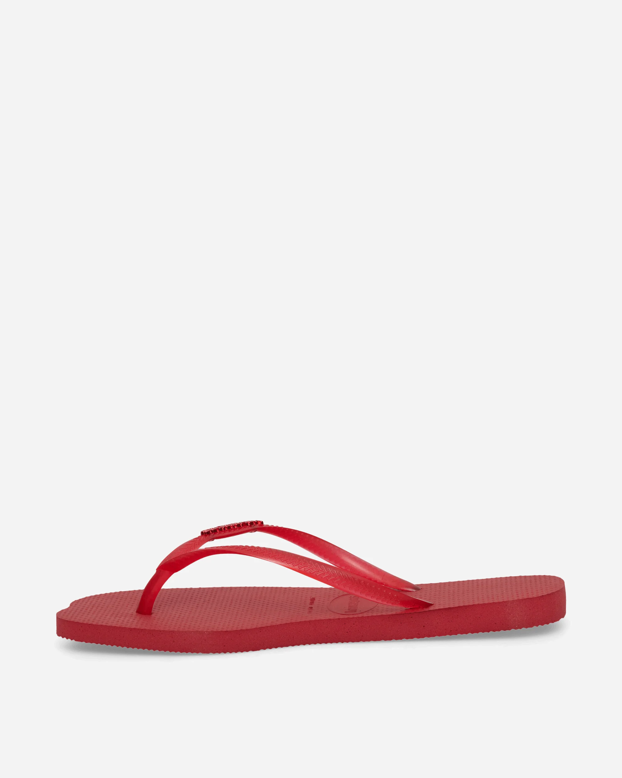 Women's Slim Split Flip Flops Red - Image 3