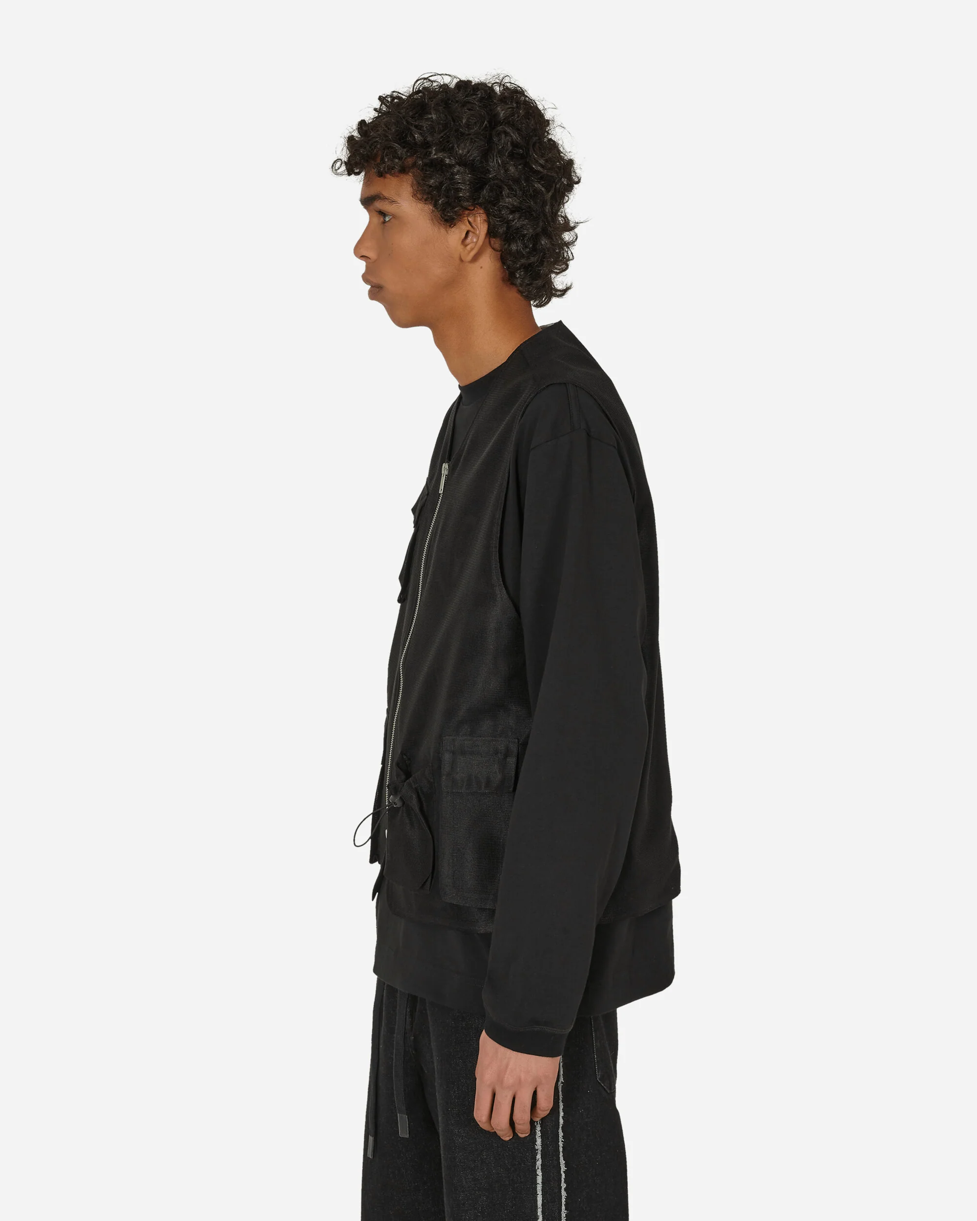 Utility Net Vest Black - Image 2