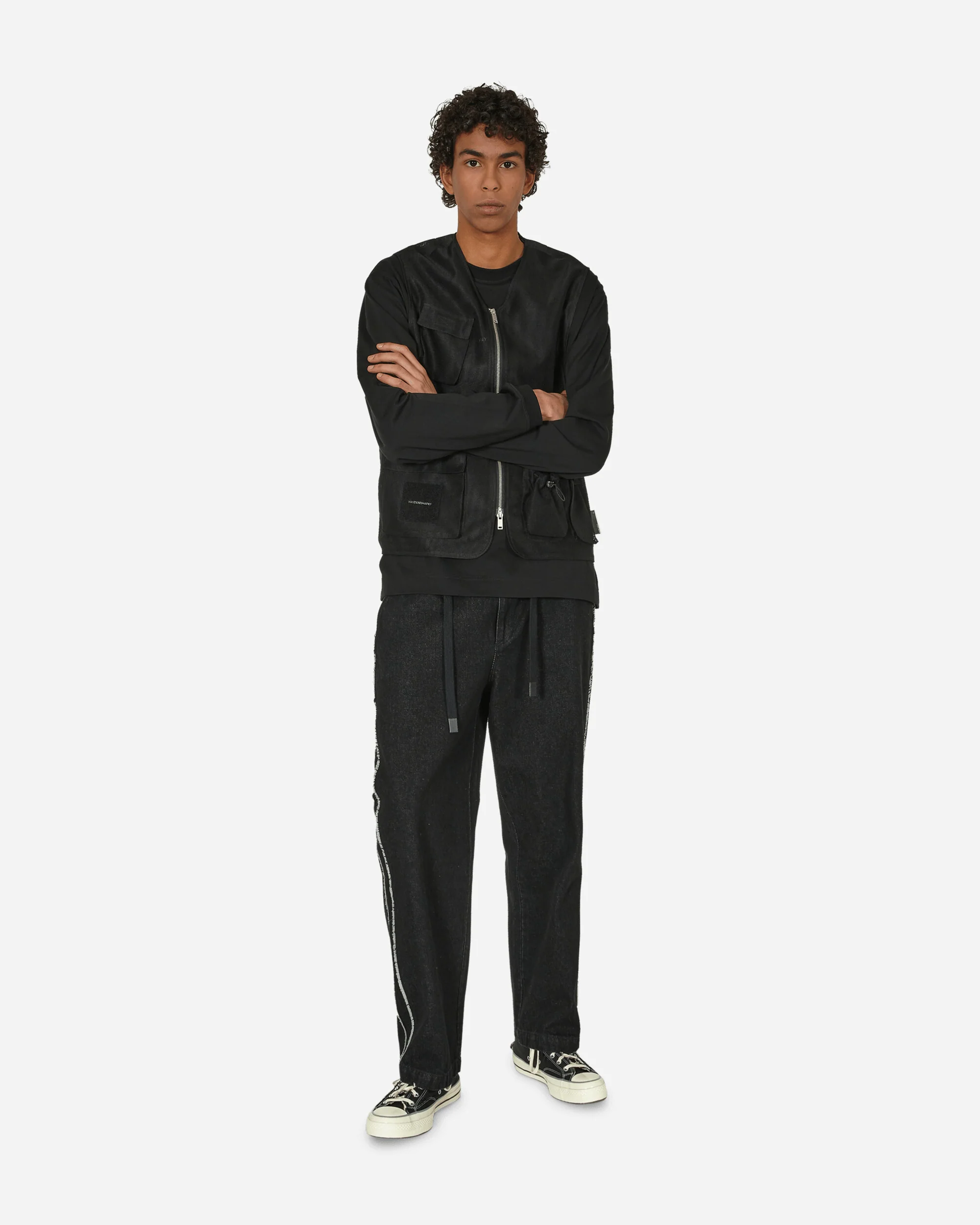 Utility Net Vest Black - Image 4