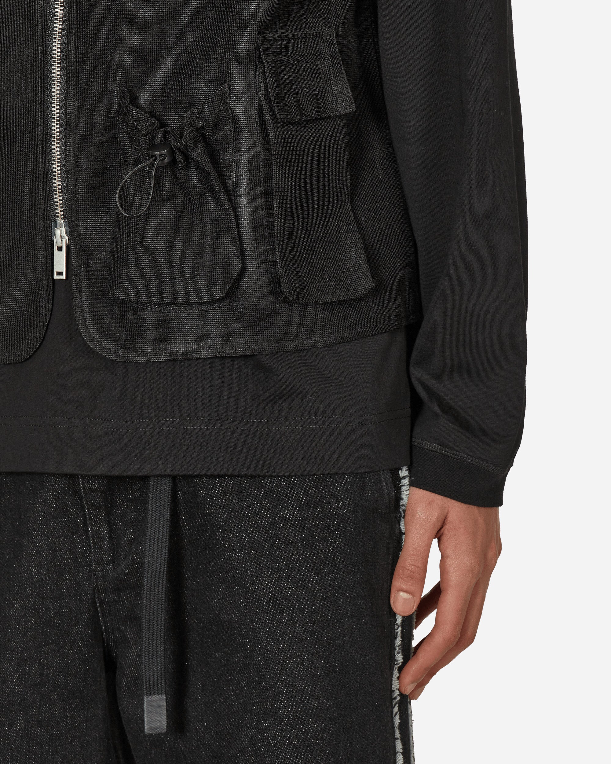 Utility Net Vest Black - Image 5