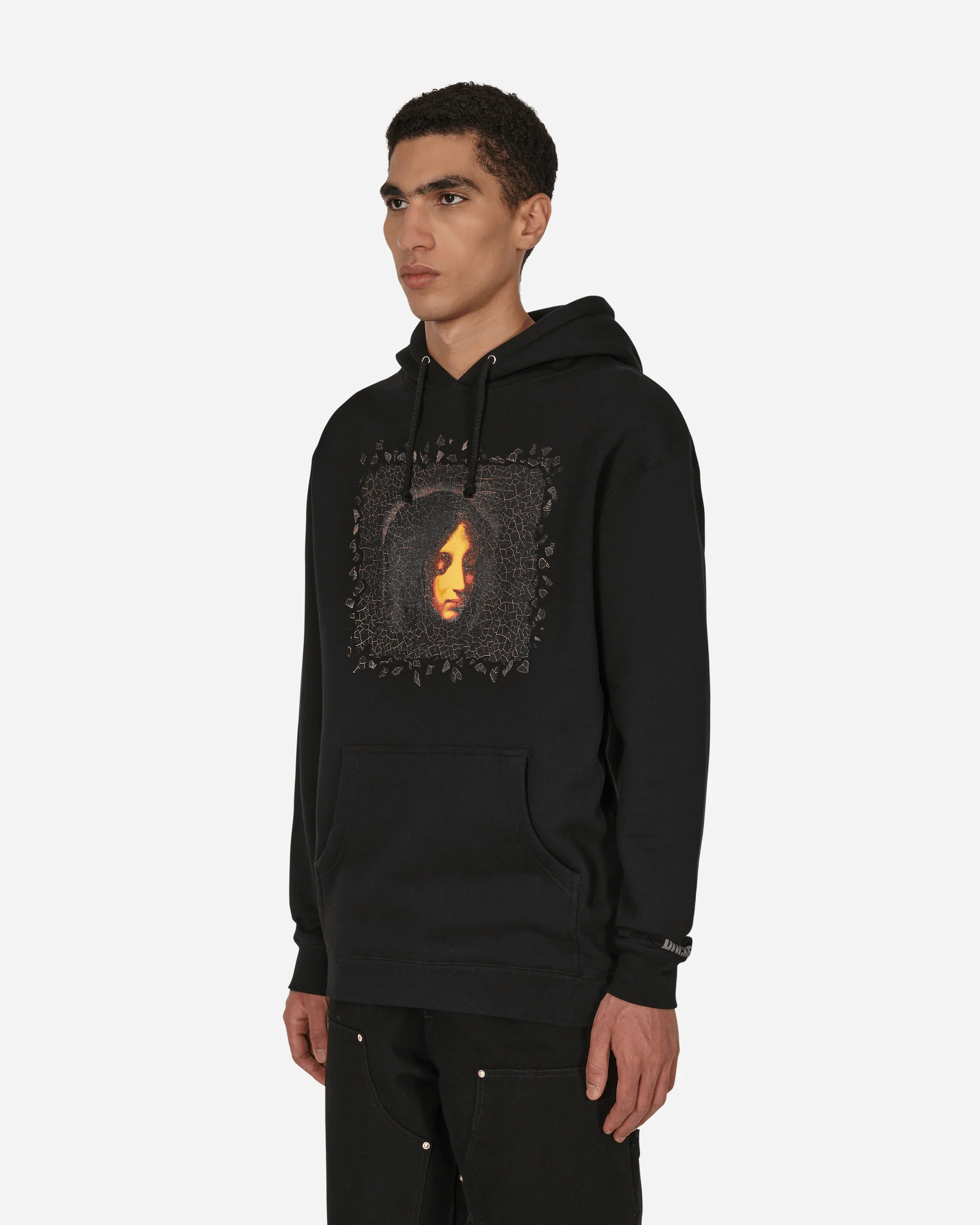 Marie Hooded Sweatshirt Black - Image 2