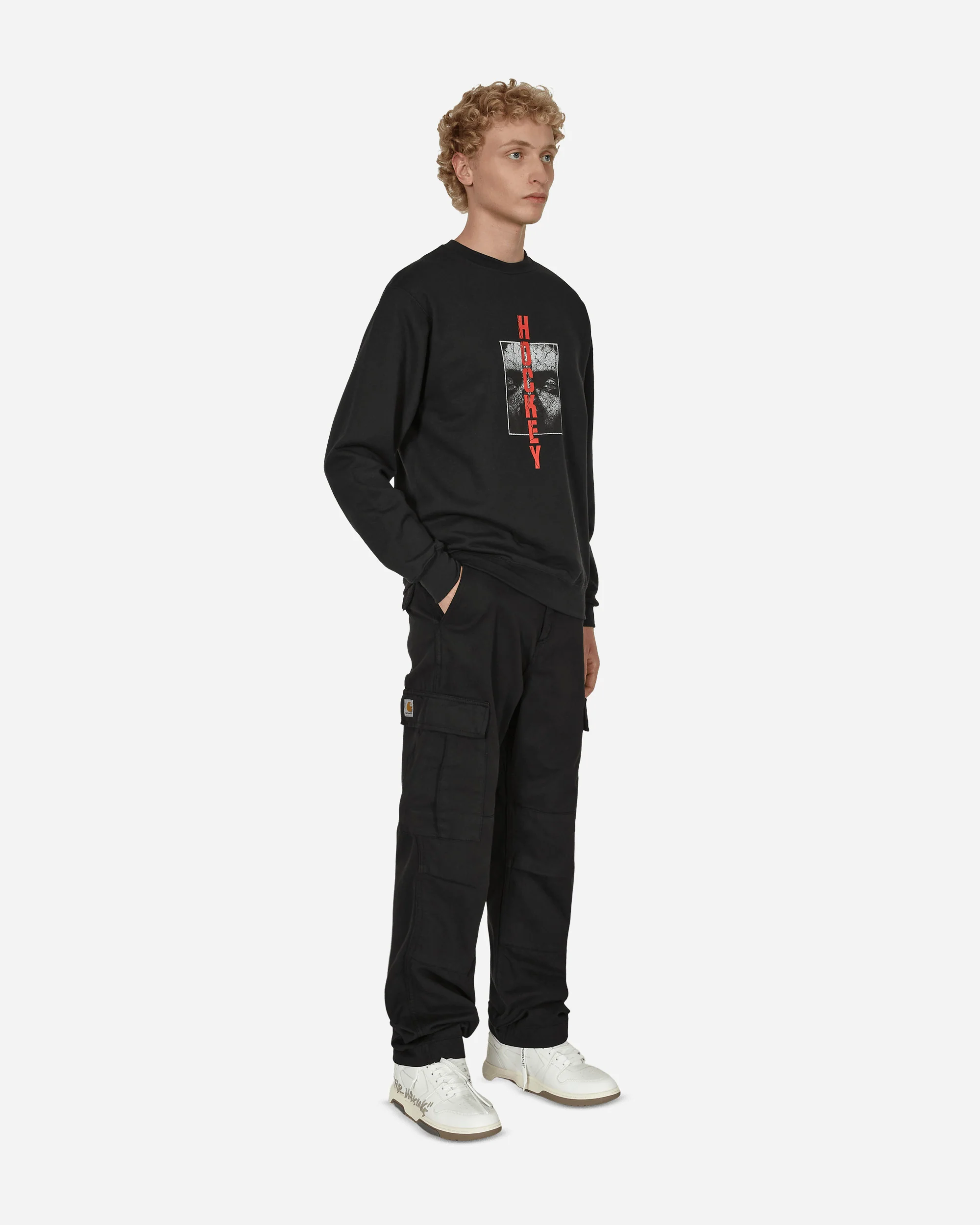 Scorched Earth Crewneck Sweatshirt Black - Image 4