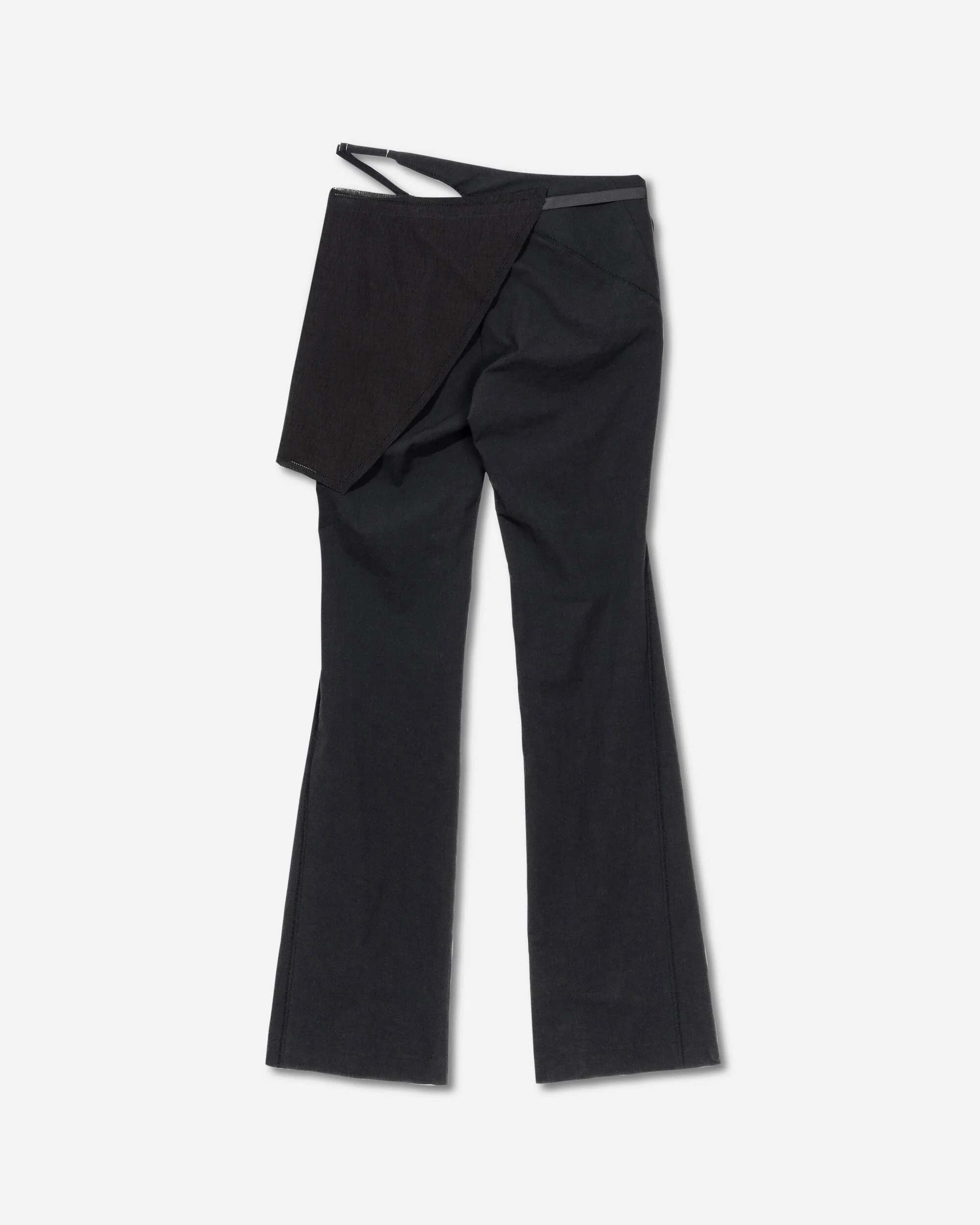 Women's Tie Scarf Pants Black - Image 2