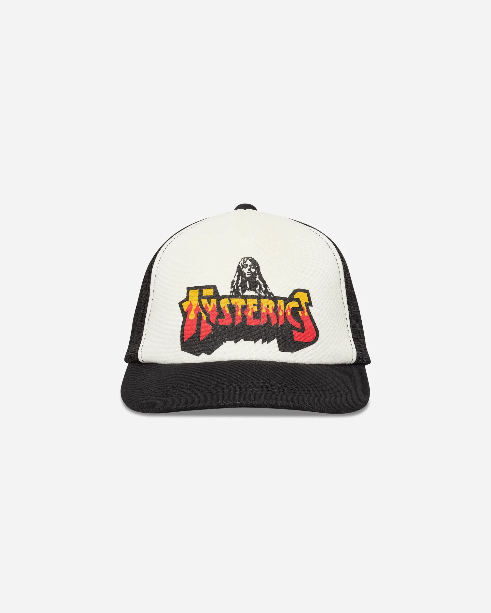 Bad Ass Fire Logo Mesh Cap Black - Image 2