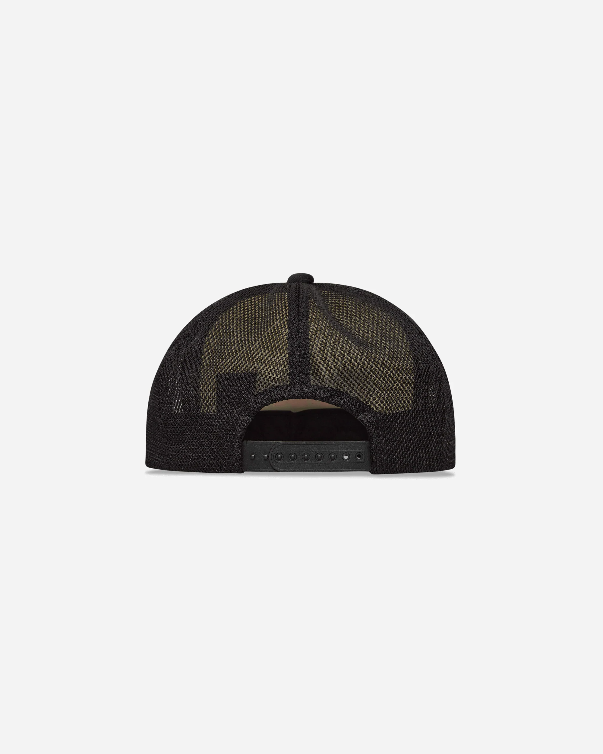 Bad Ass Fire Logo Mesh Cap Black - Image 4