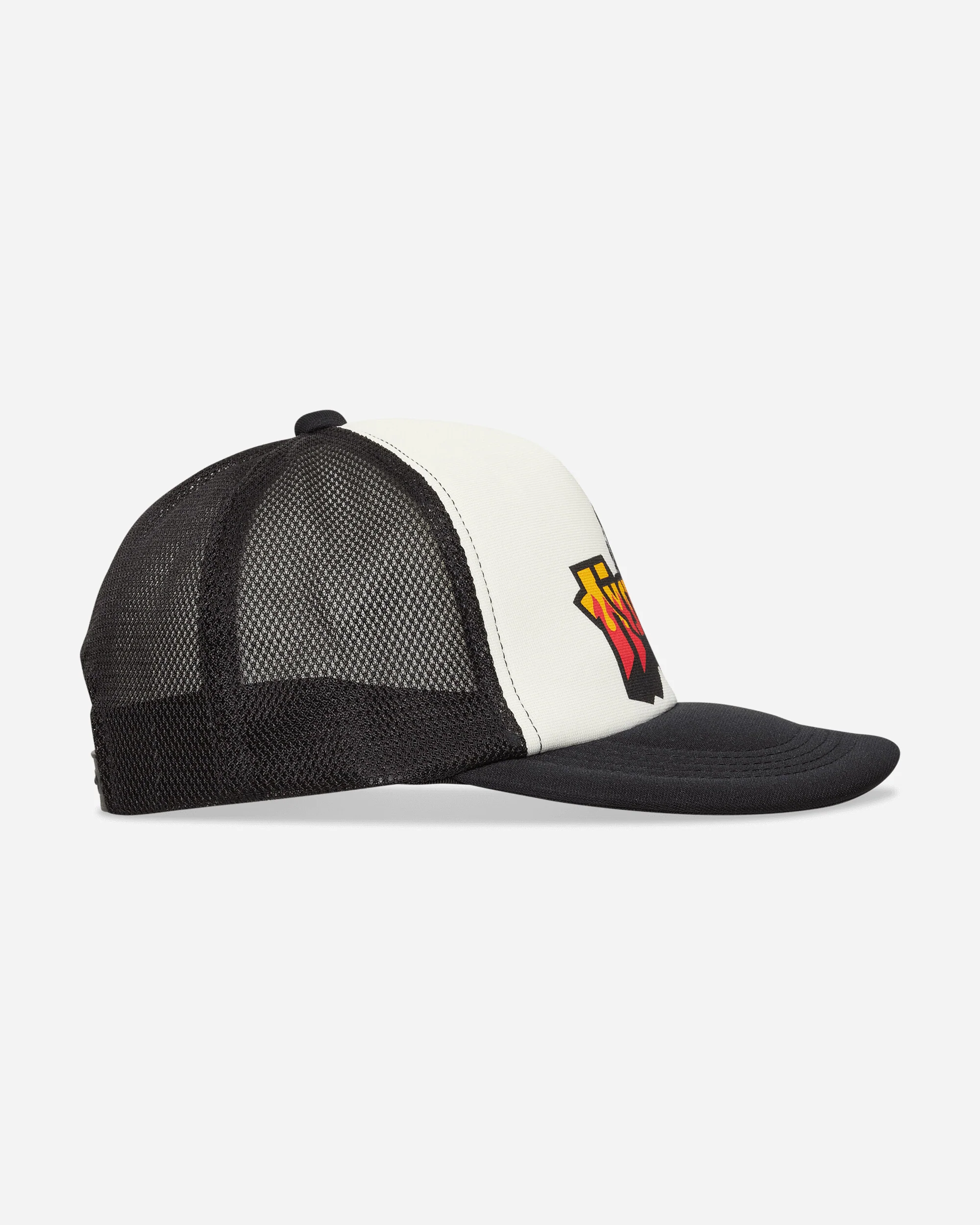 Bad Ass Fire Logo Mesh Cap Black - Image 5
