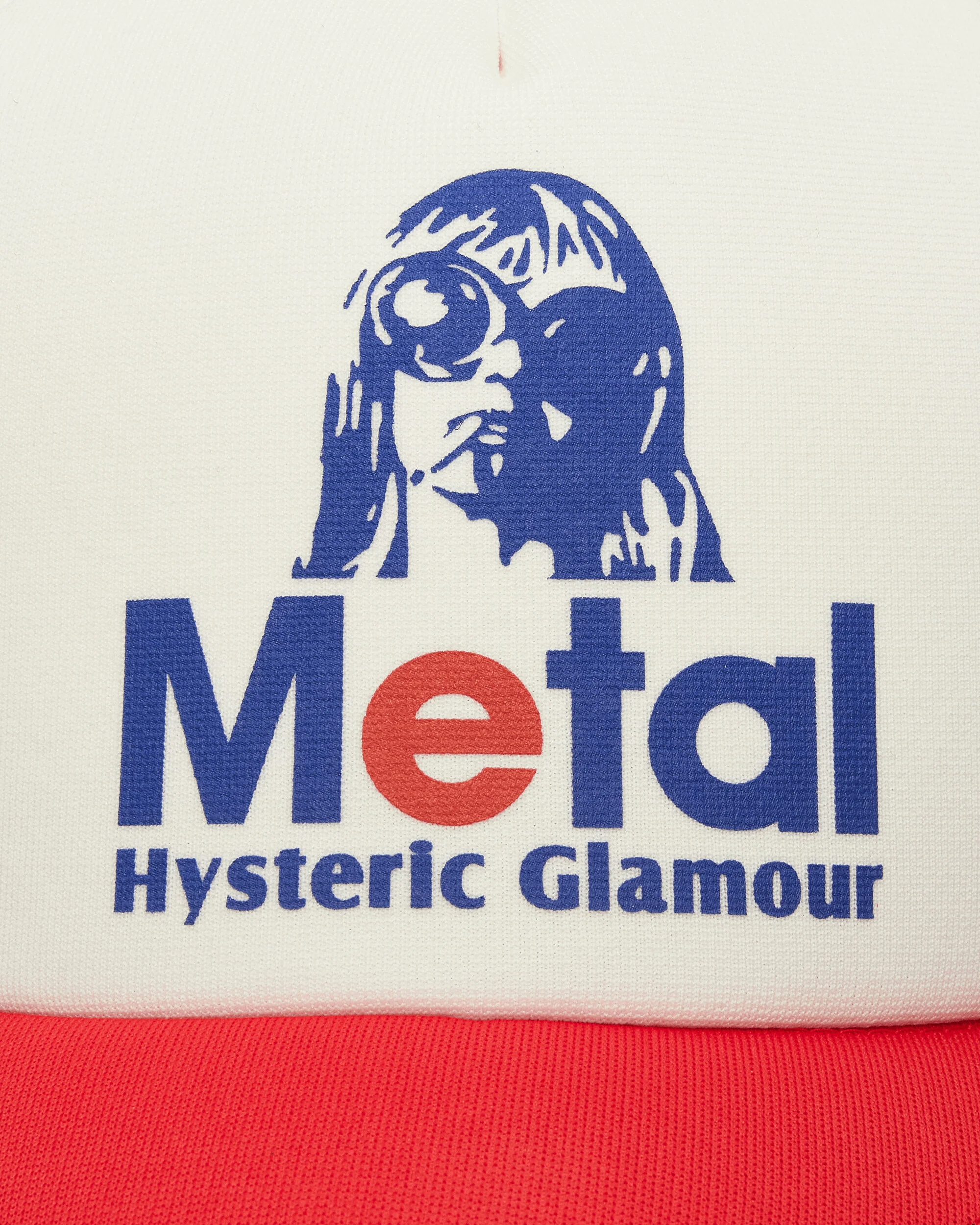 Metal Woman Mesh Cap Red - Image 6