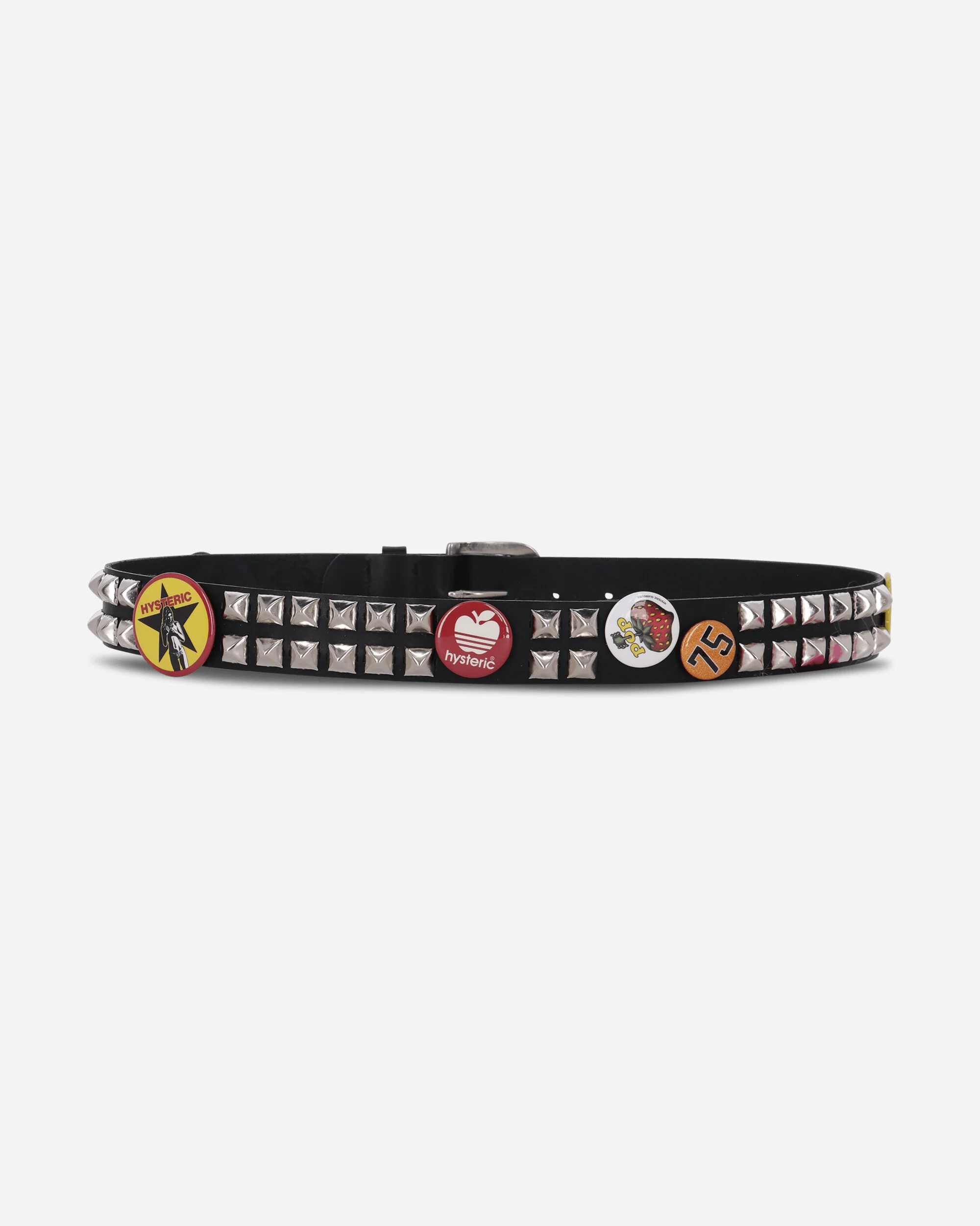Studs Badges Fever Belt Black - Image 3
