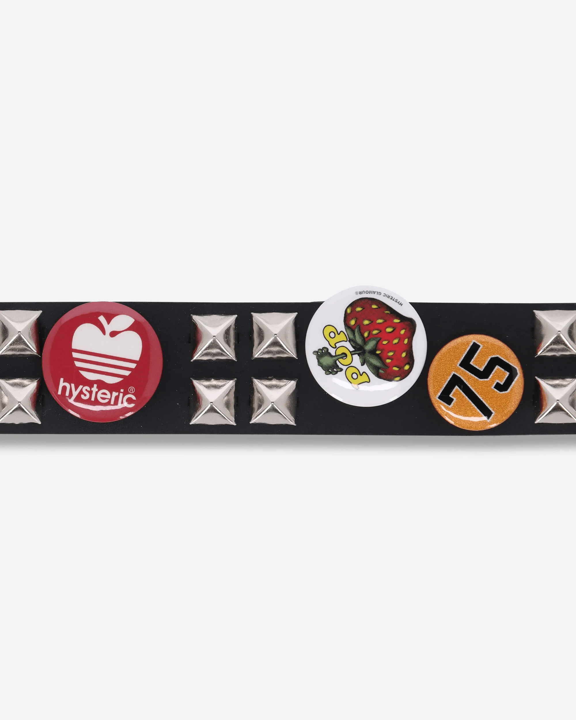 Studs Badges Fever Belt Black - Image 5