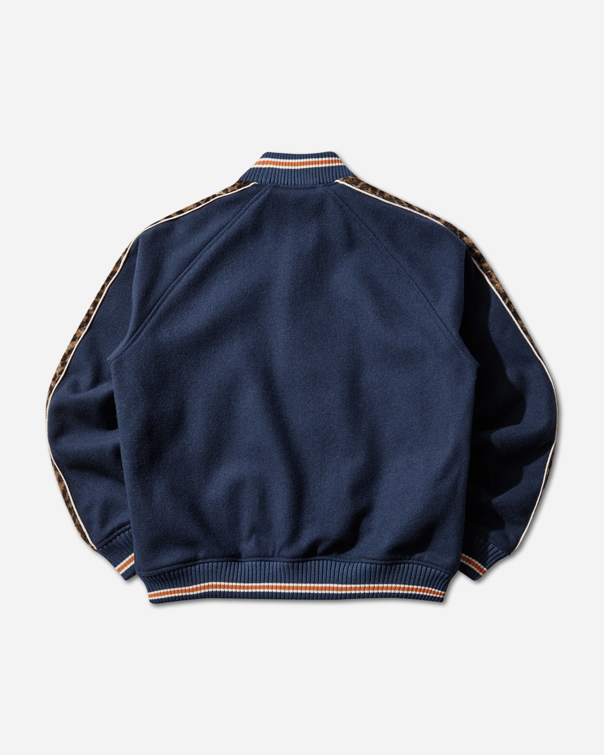 Men's Bloody Hysteric Patch Stadium Jacket Blue - Image 2