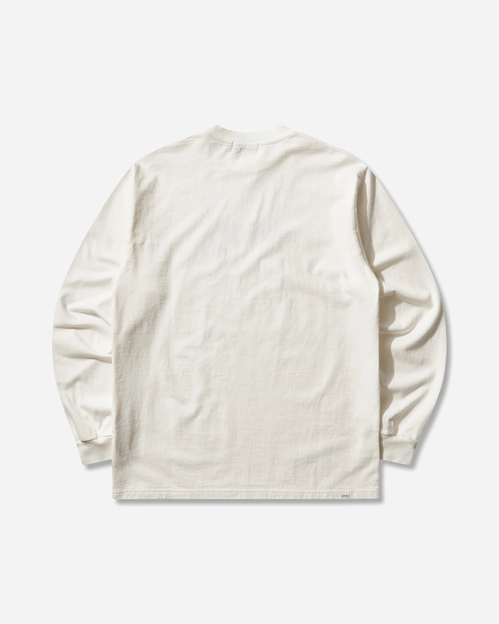 Men's Grunge Longsleeve T-Shirt White - Image 2
