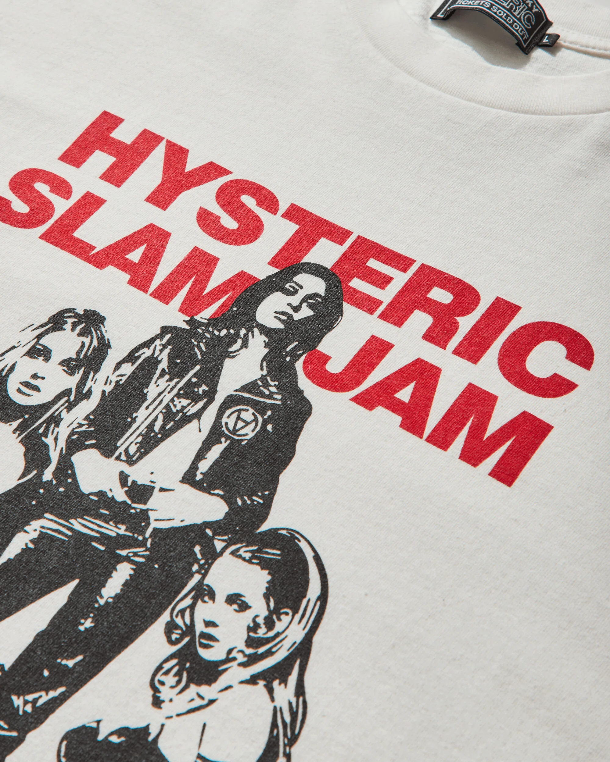 Slam Jam Hysteric Angels T-Shirt White - Image 3