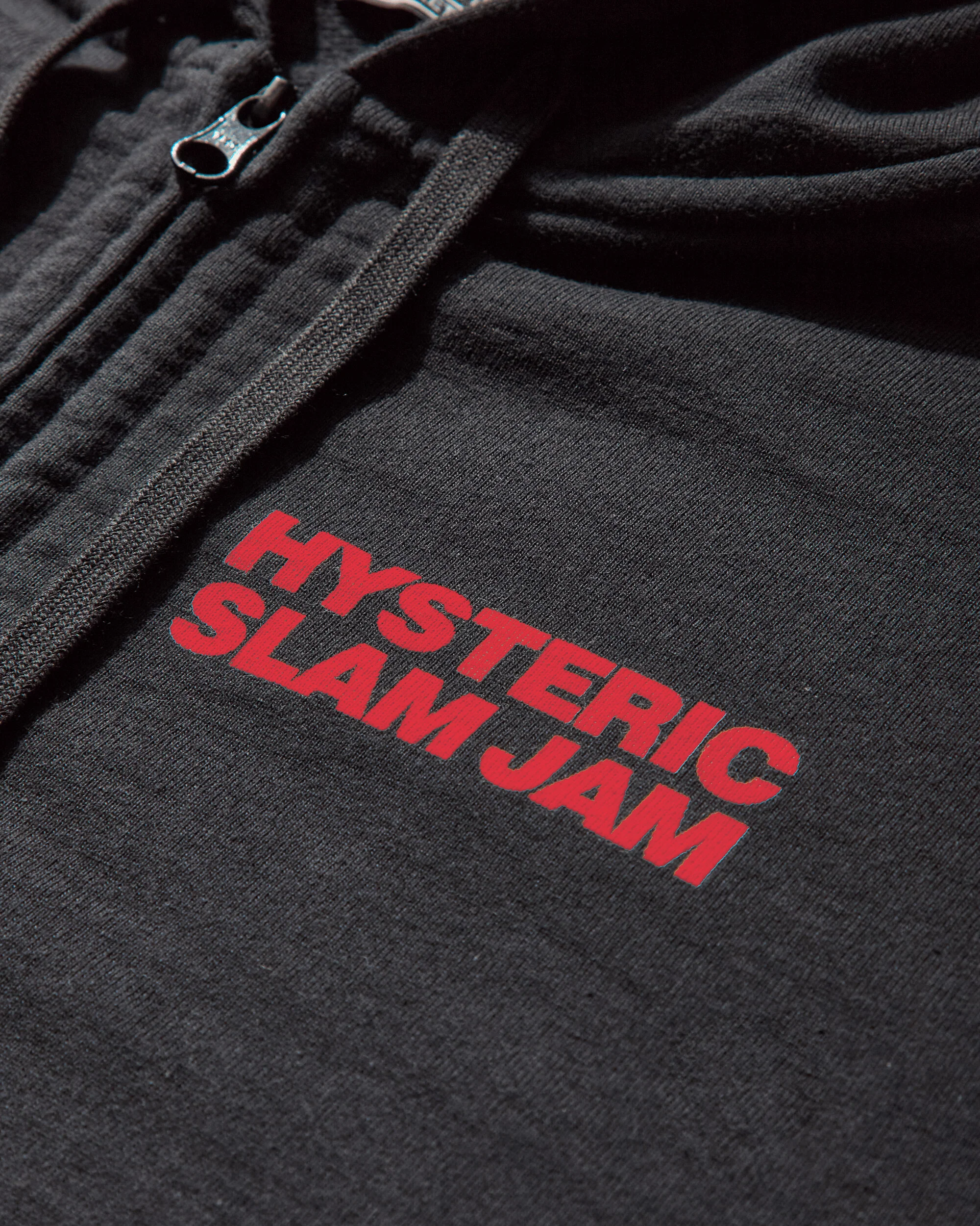 Slam Jam Hysteric Angels Zip Up Hoodie Black - Image 4