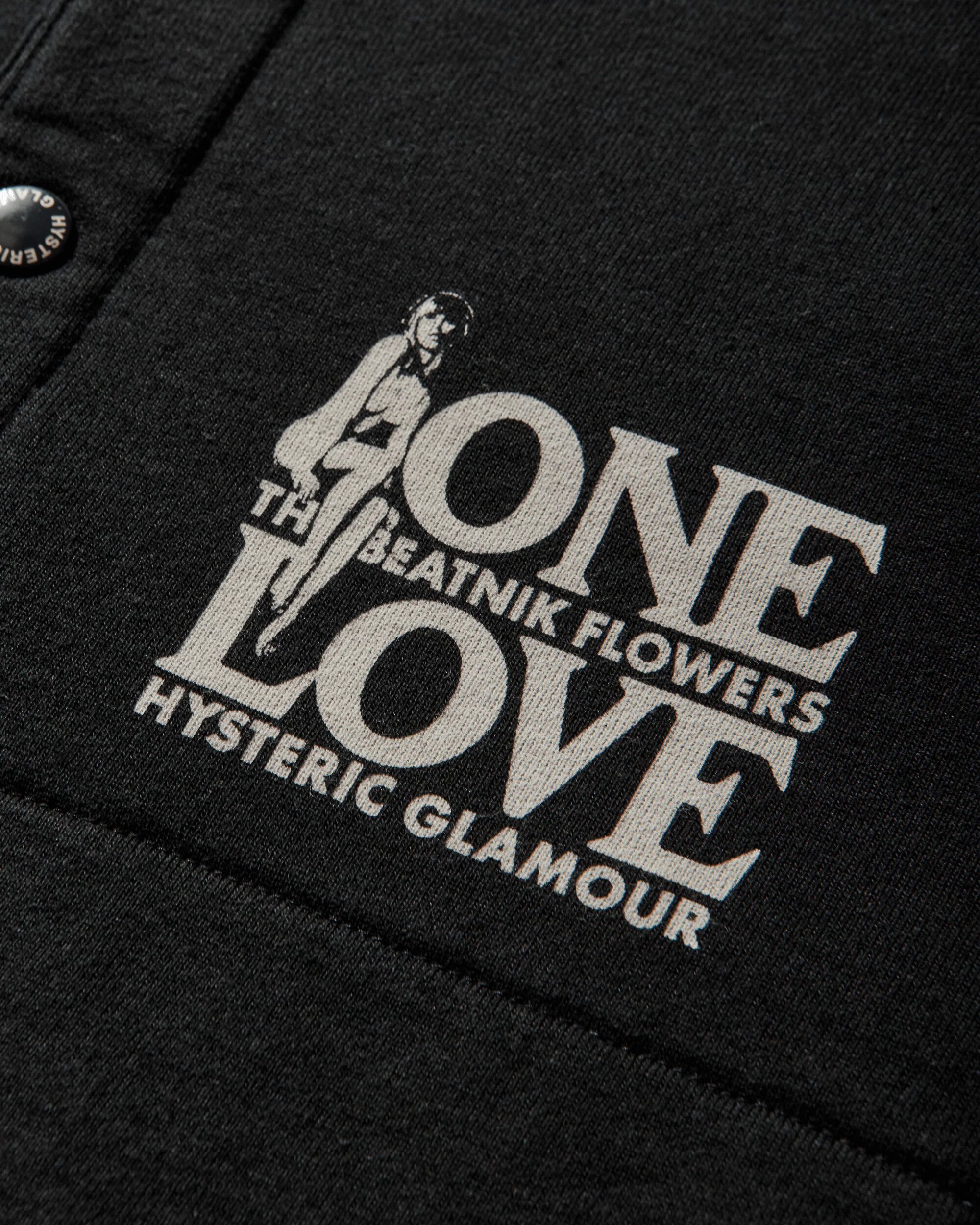 Men's One Love Sweatshirt Black - Image 3