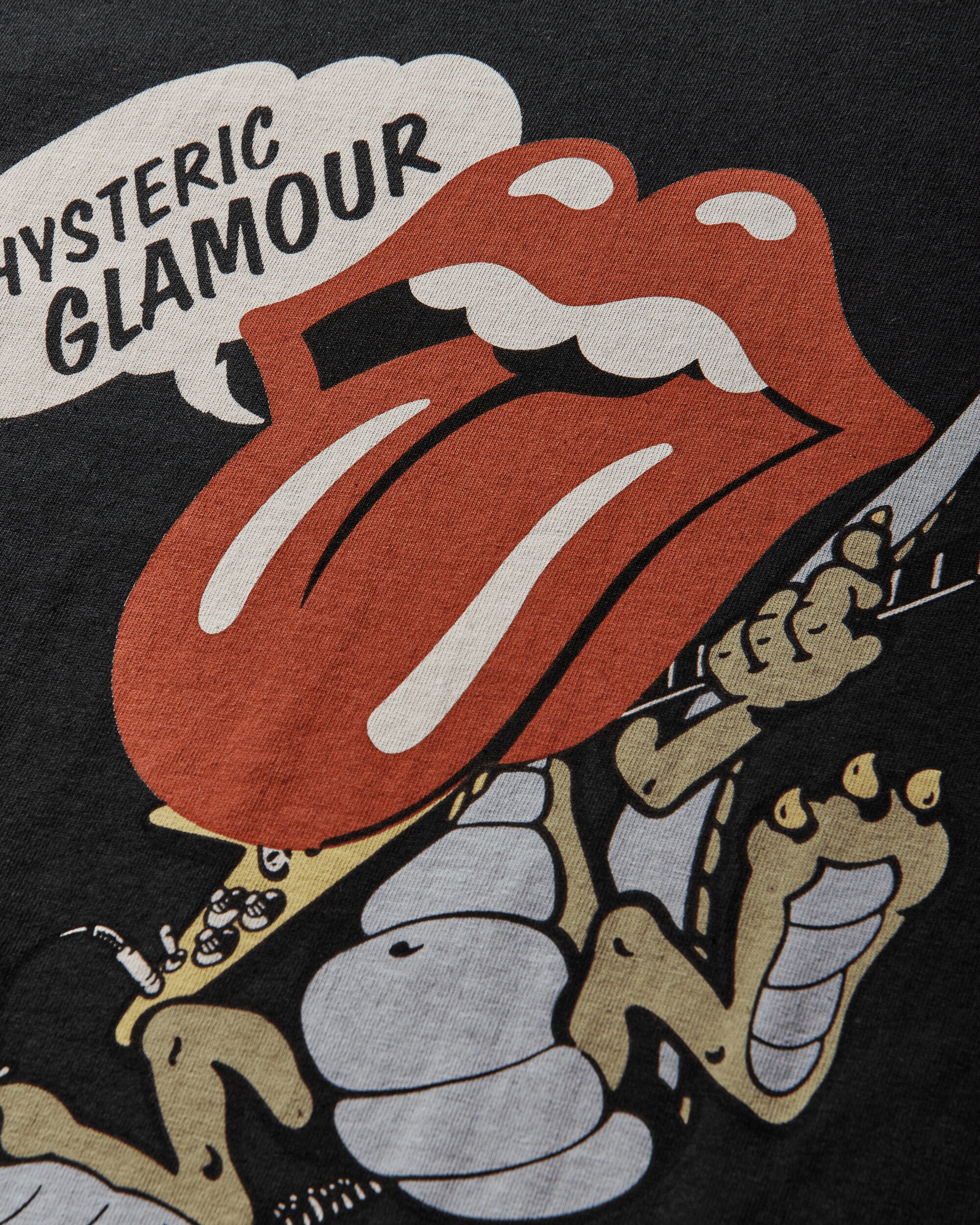 Men's The Rolling Stones Dinosaur T-Shirt Black - Image 4