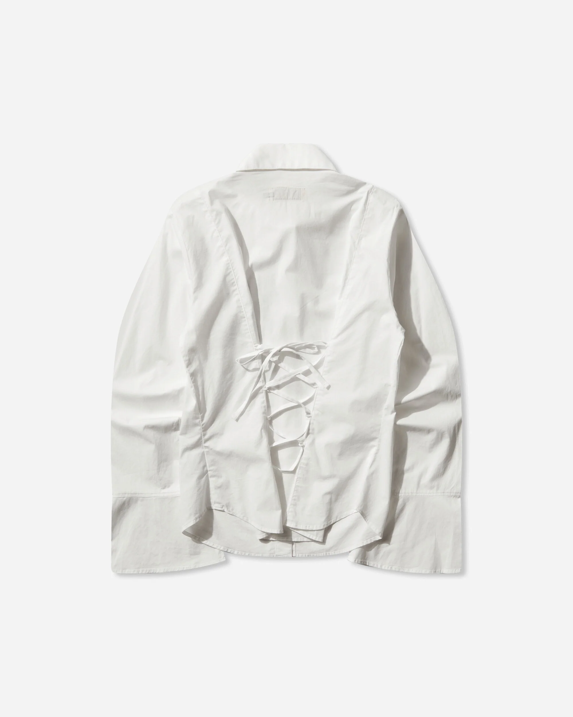 Women's Hysteric Spider Lace-Up Frill Cuff Blouse White - Image 2