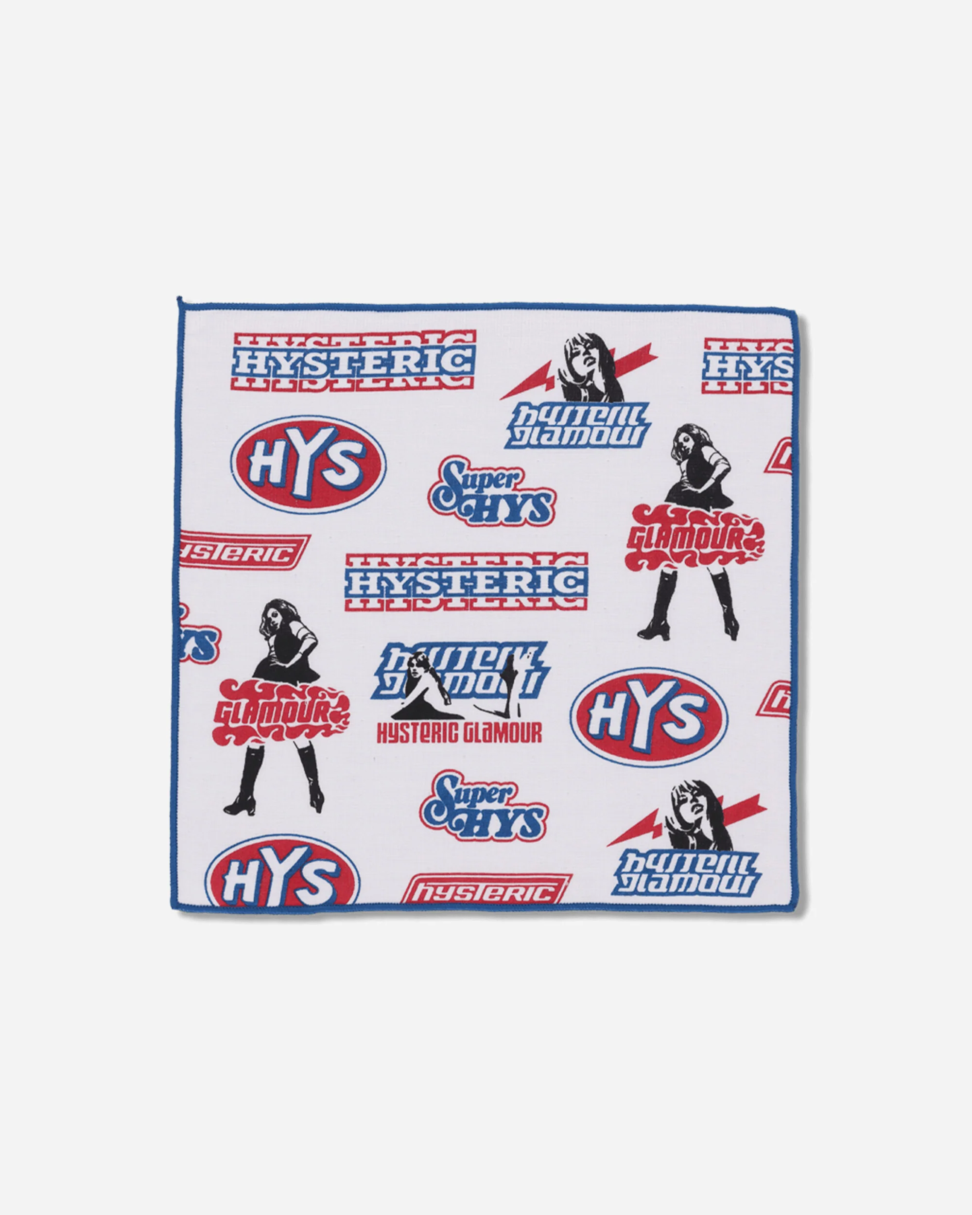 Vixen Box Towel Handkerchief White - Image 2