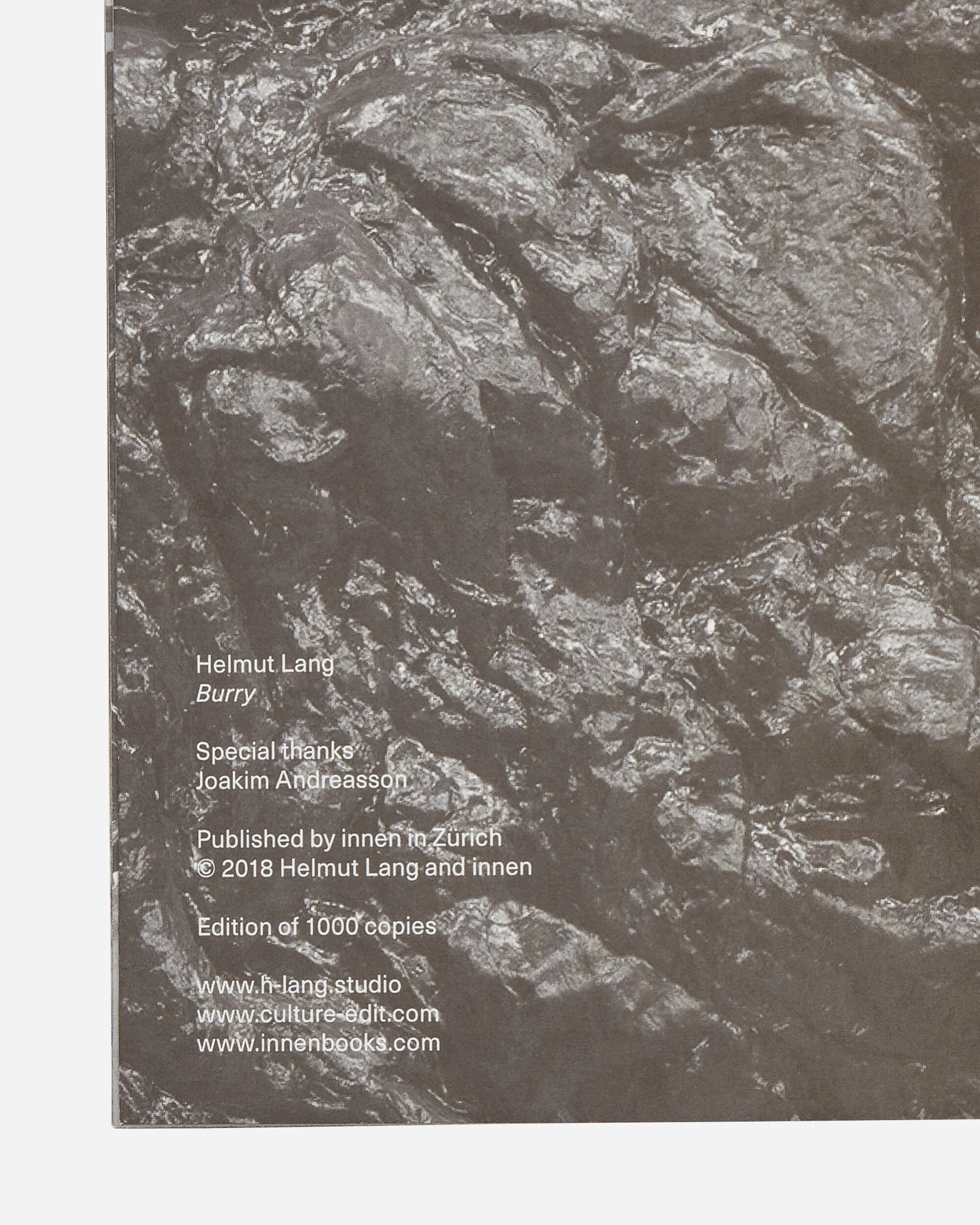 Helmut Lang: Burry Zine - Image 5