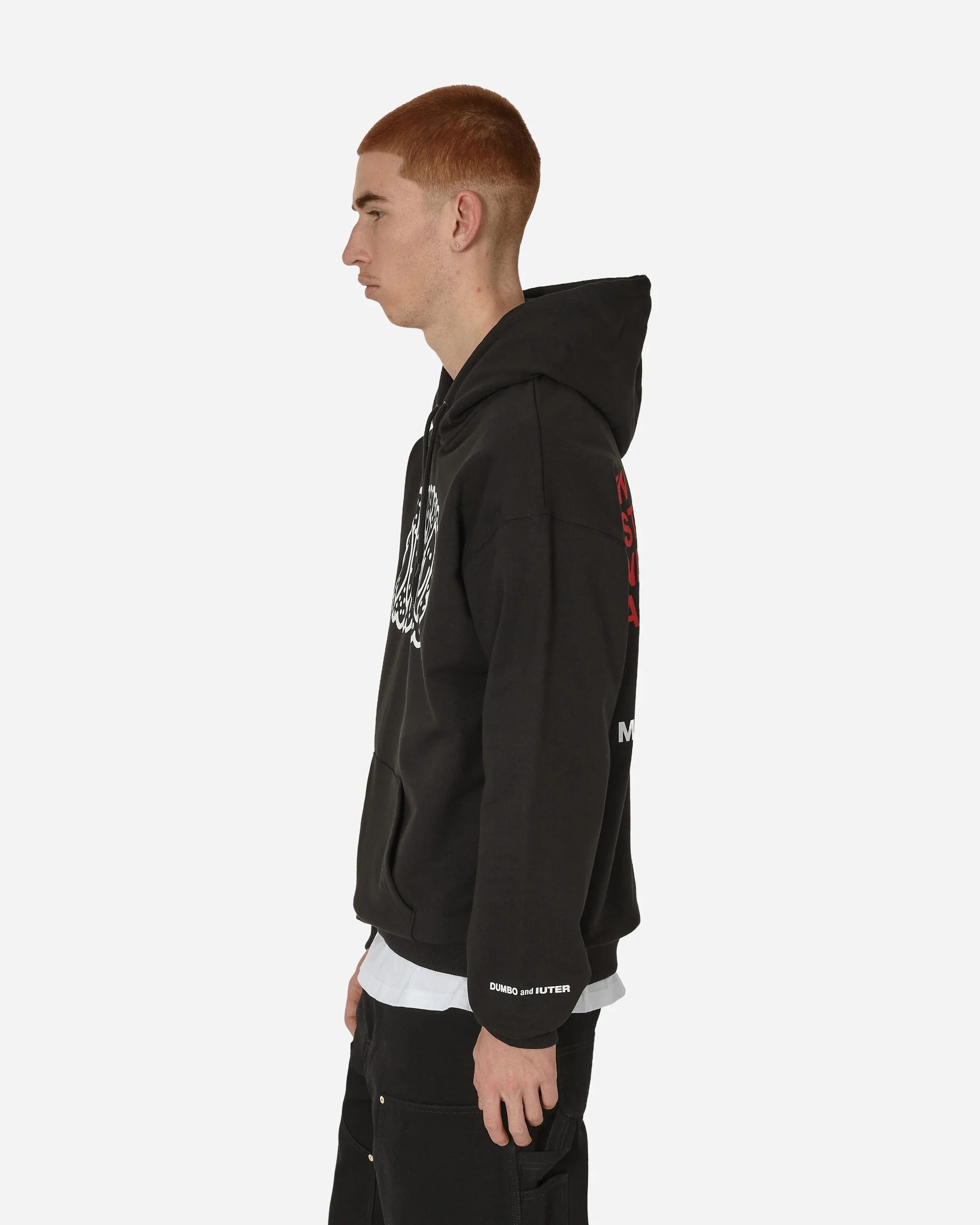DUMBO Milano Imperfecta Hooded Sweatshirts Black - Image 2