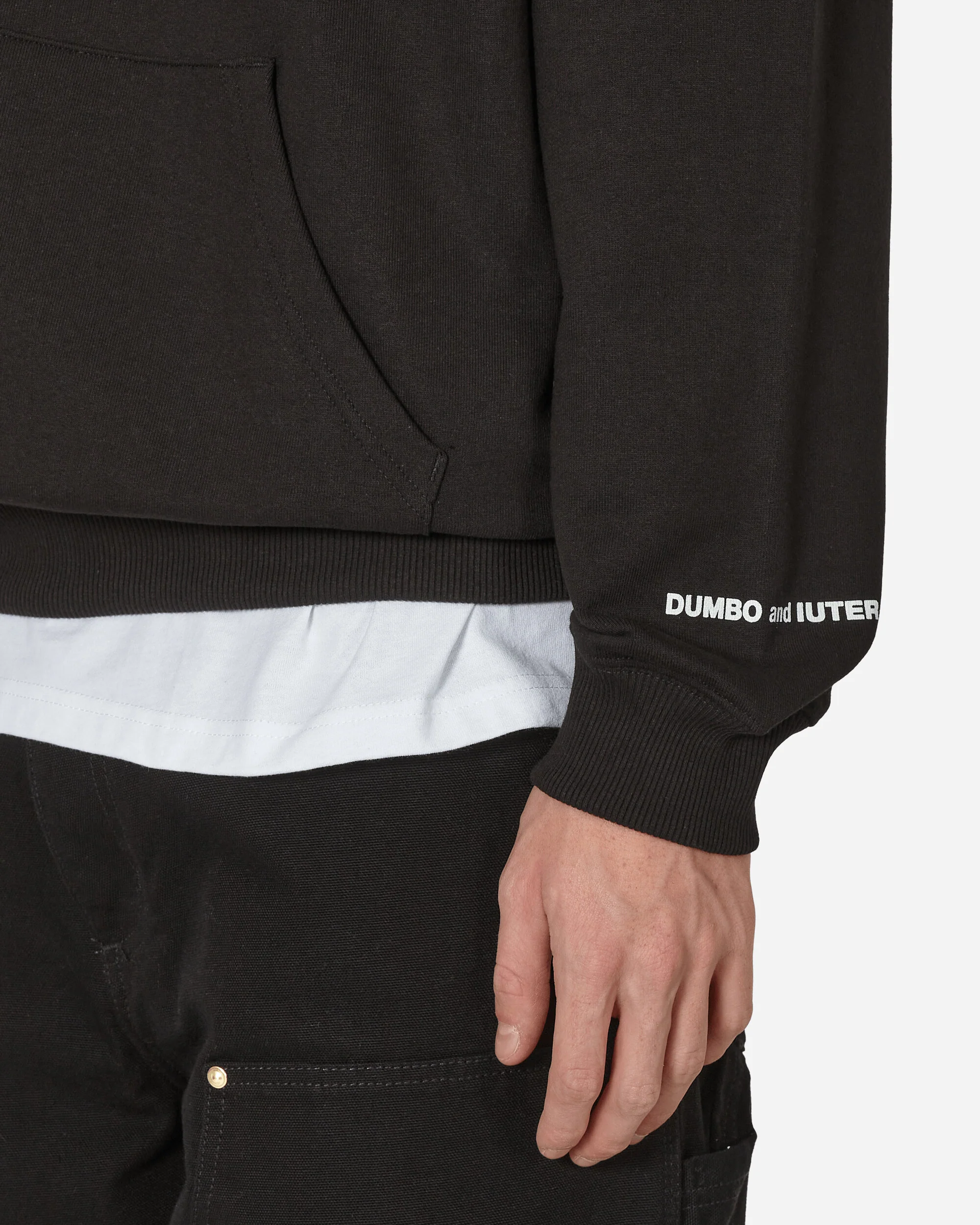 DUMBO Milano Imperfecta Hooded Sweatshirts Black - Image 5