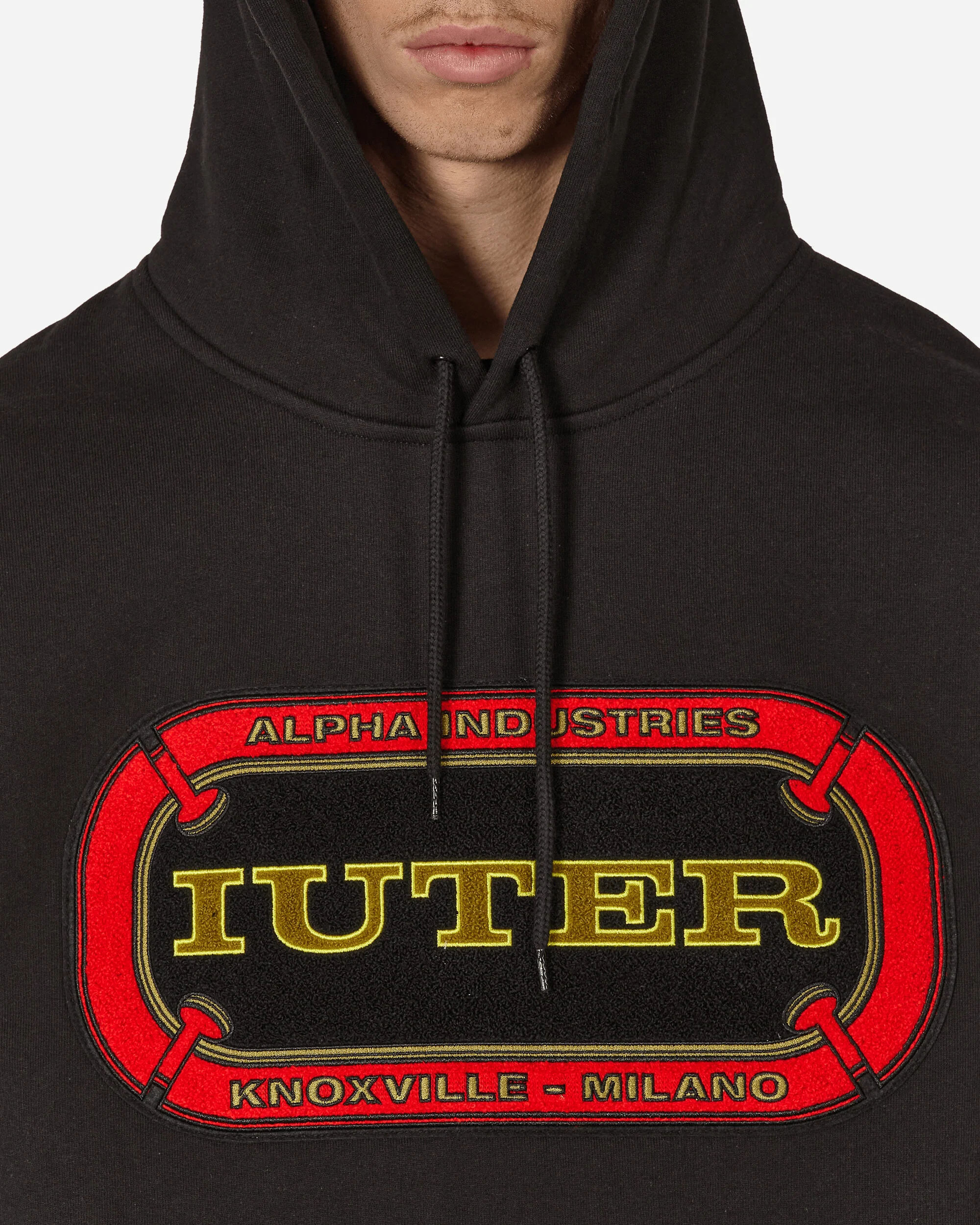 Alpha Industries Mat Hoodie Black - Image 5