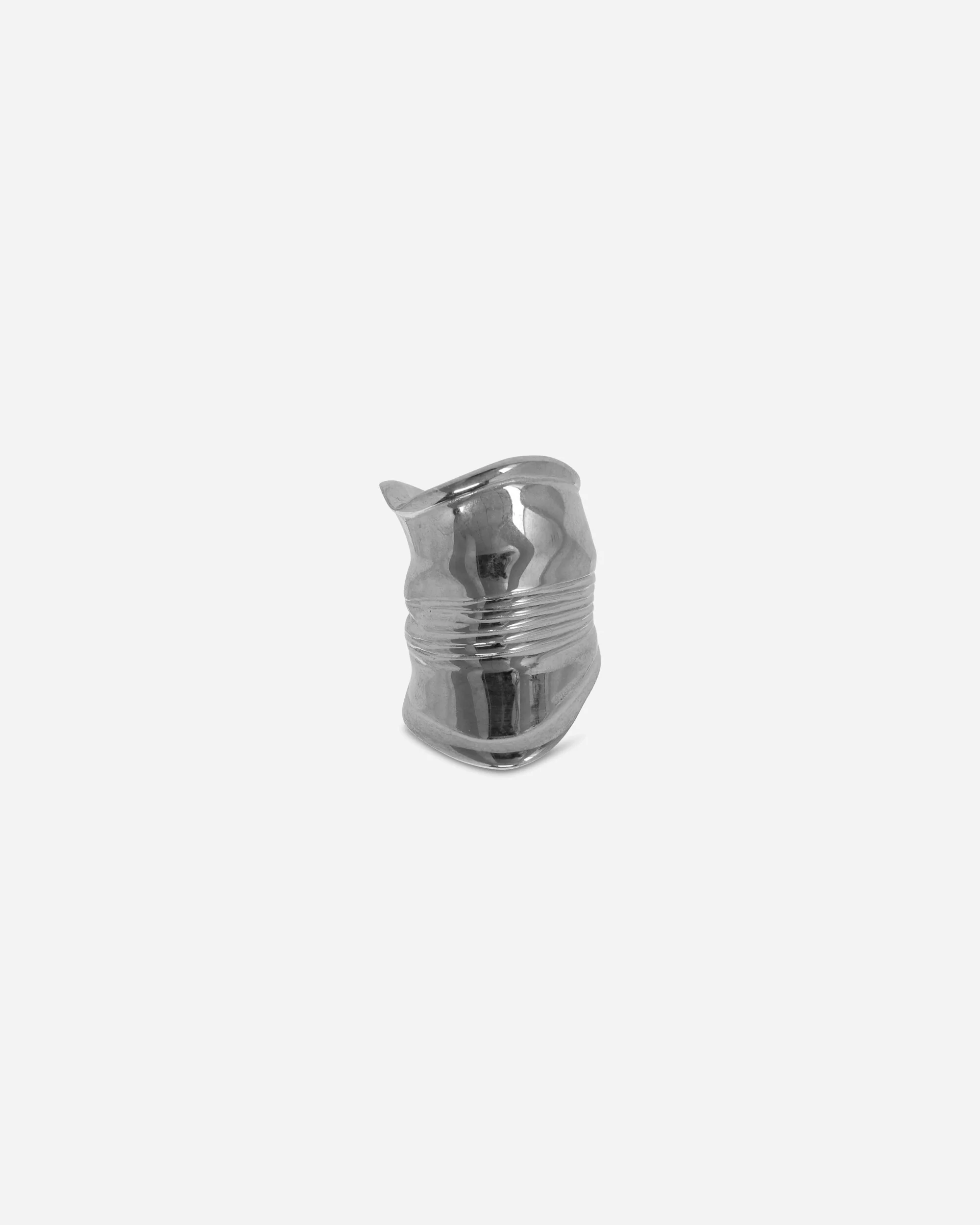 Crushed Can Ring Silver - Image 2